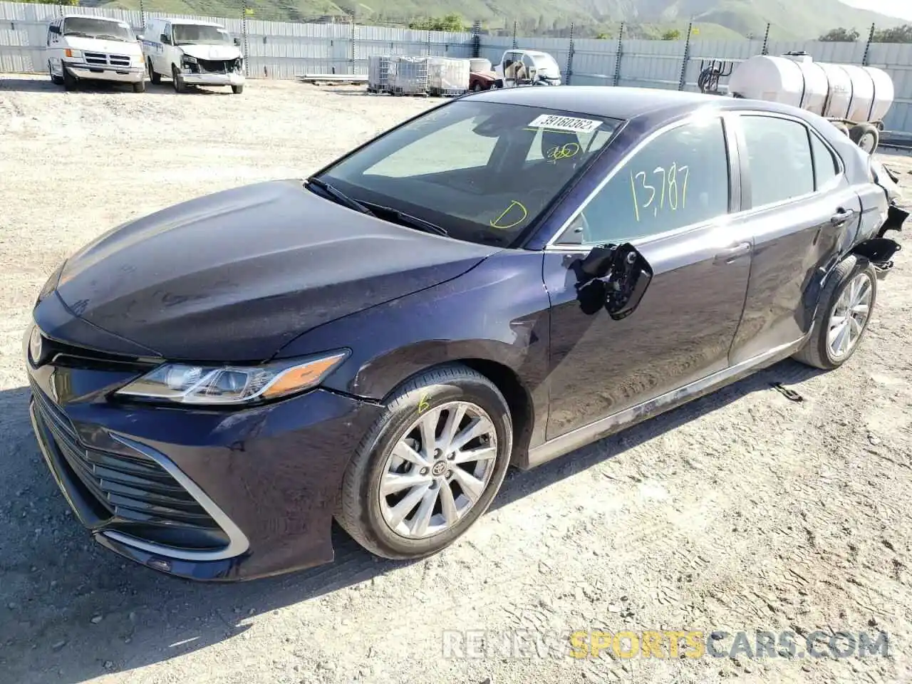 2 Photograph of a damaged car 4T1C11AK8MU517525 TOYOTA CAMRY 2021