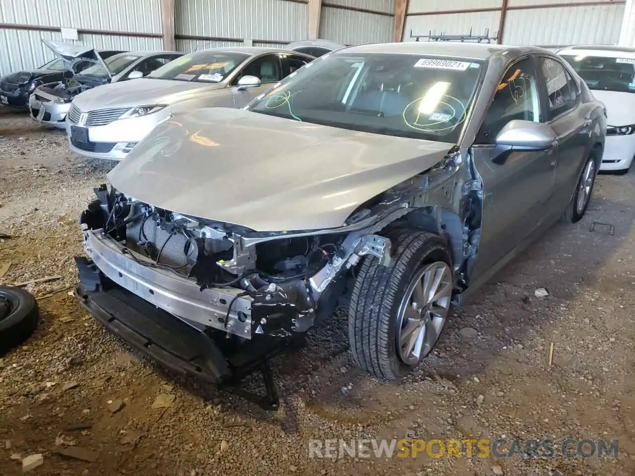 2 Photograph of a damaged car 4T1C11AK8MU520098 TOYOTA CAMRY 2021