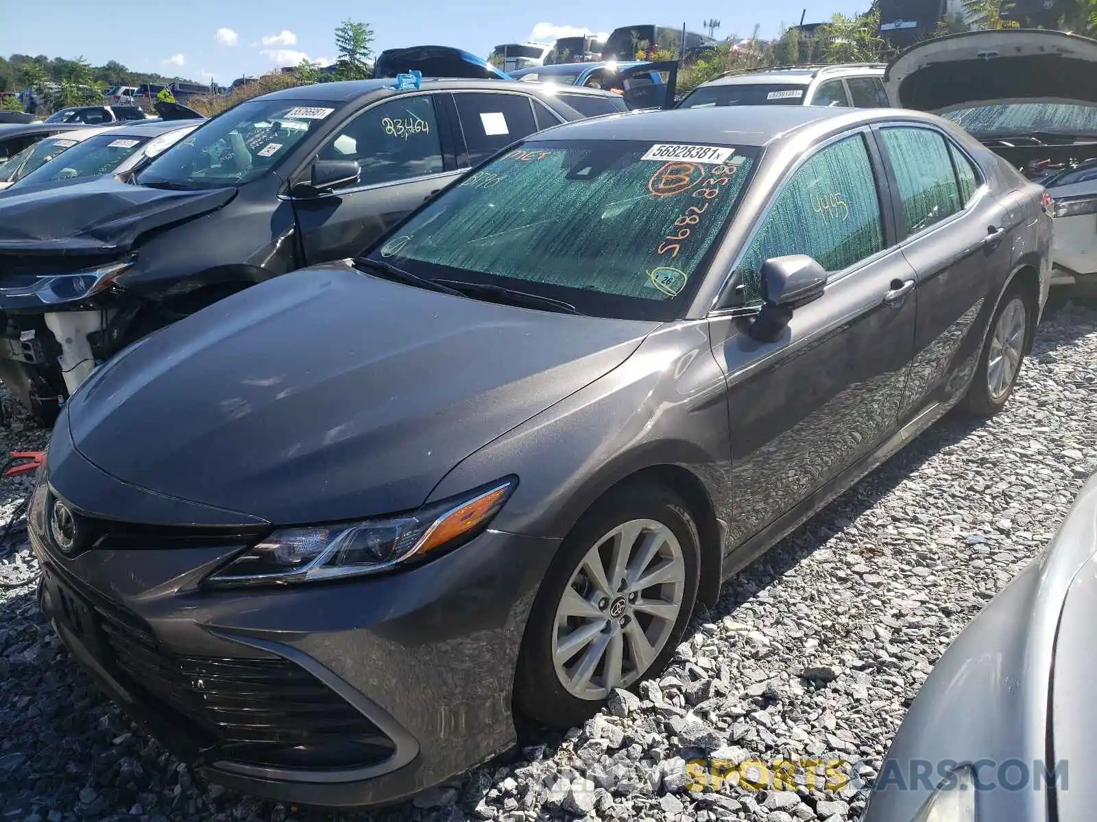 2 Photograph of a damaged car 4T1C11AK8MU540822 TOYOTA CAMRY 2021