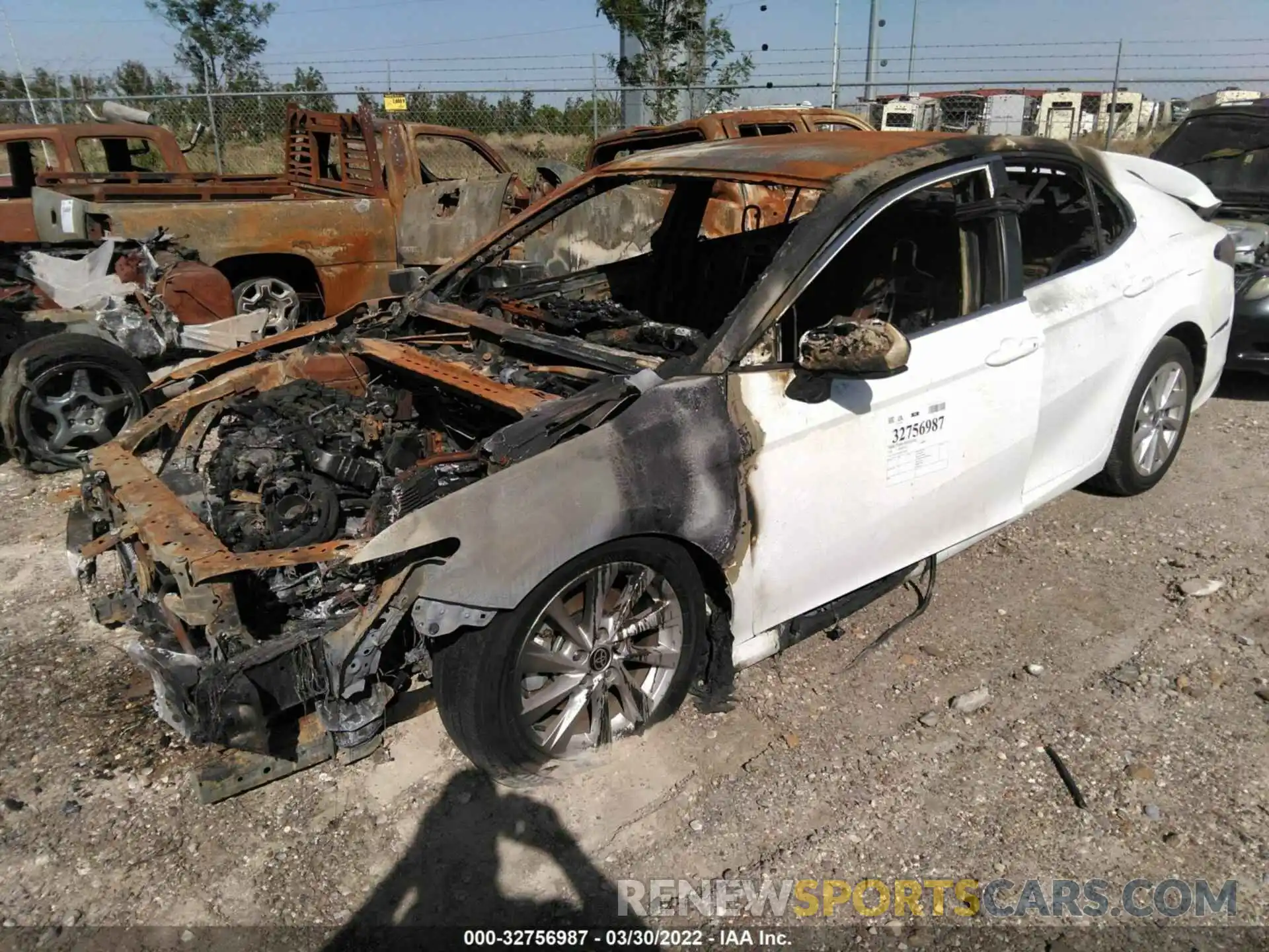 2 Photograph of a damaged car 4T1C11AK8MU559340 TOYOTA CAMRY 2021