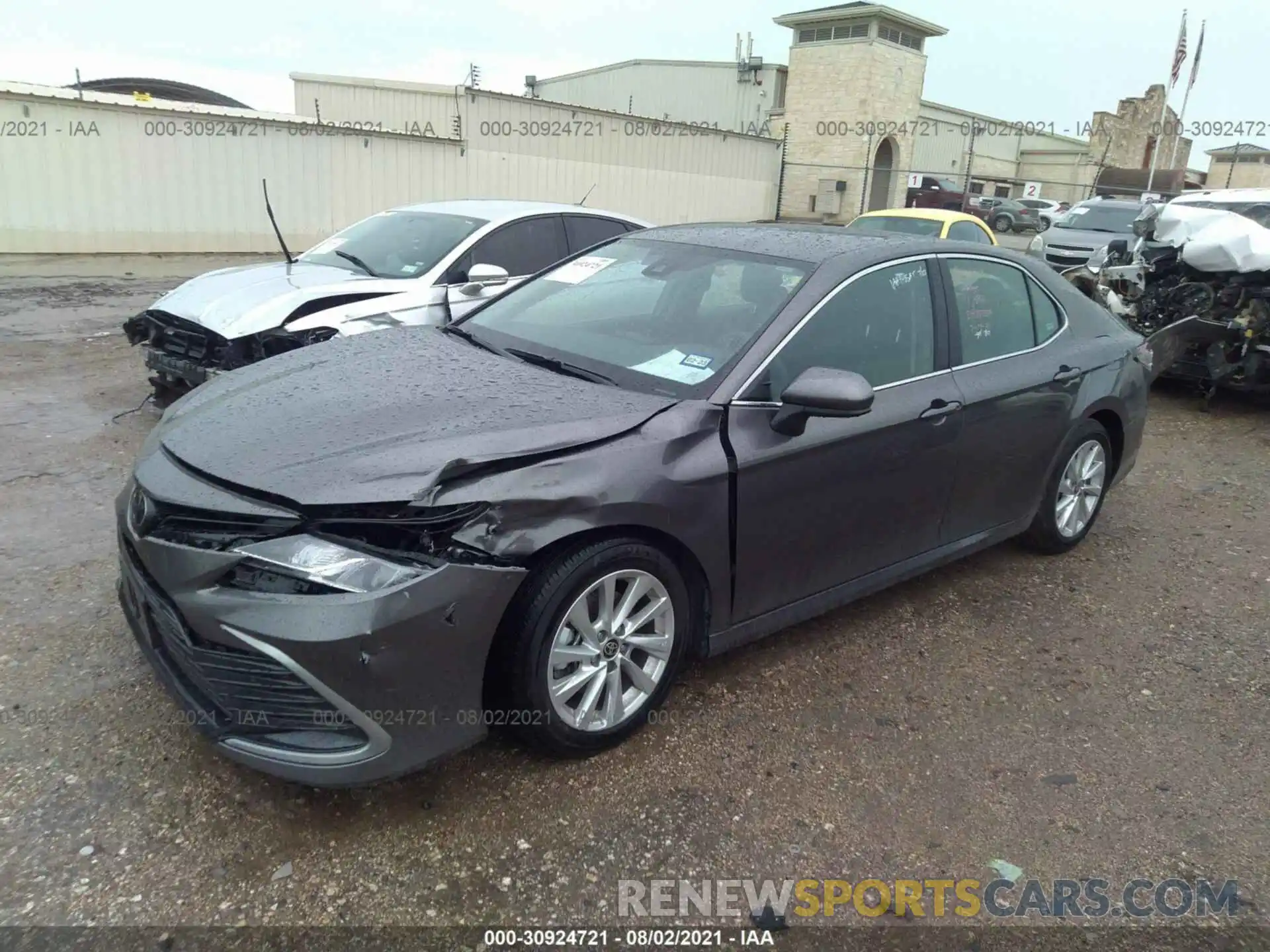 2 Photograph of a damaged car 4T1C11AK8MU562867 TOYOTA CAMRY 2021