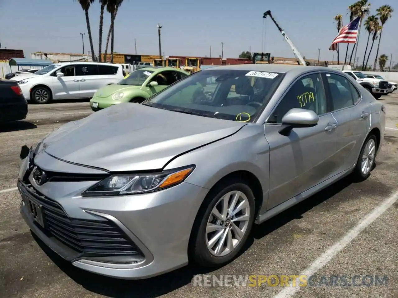 2 Photograph of a damaged car 4T1C11AK8MU562884 TOYOTA CAMRY 2021