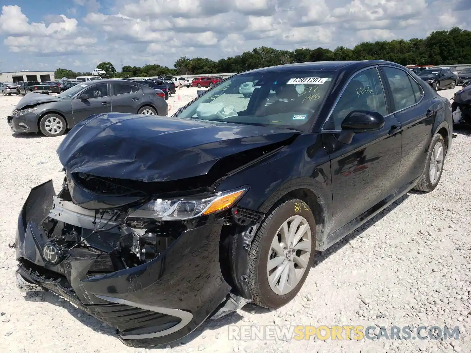 2 Photograph of a damaged car 4T1C11AK8MU572198 TOYOTA CAMRY 2021