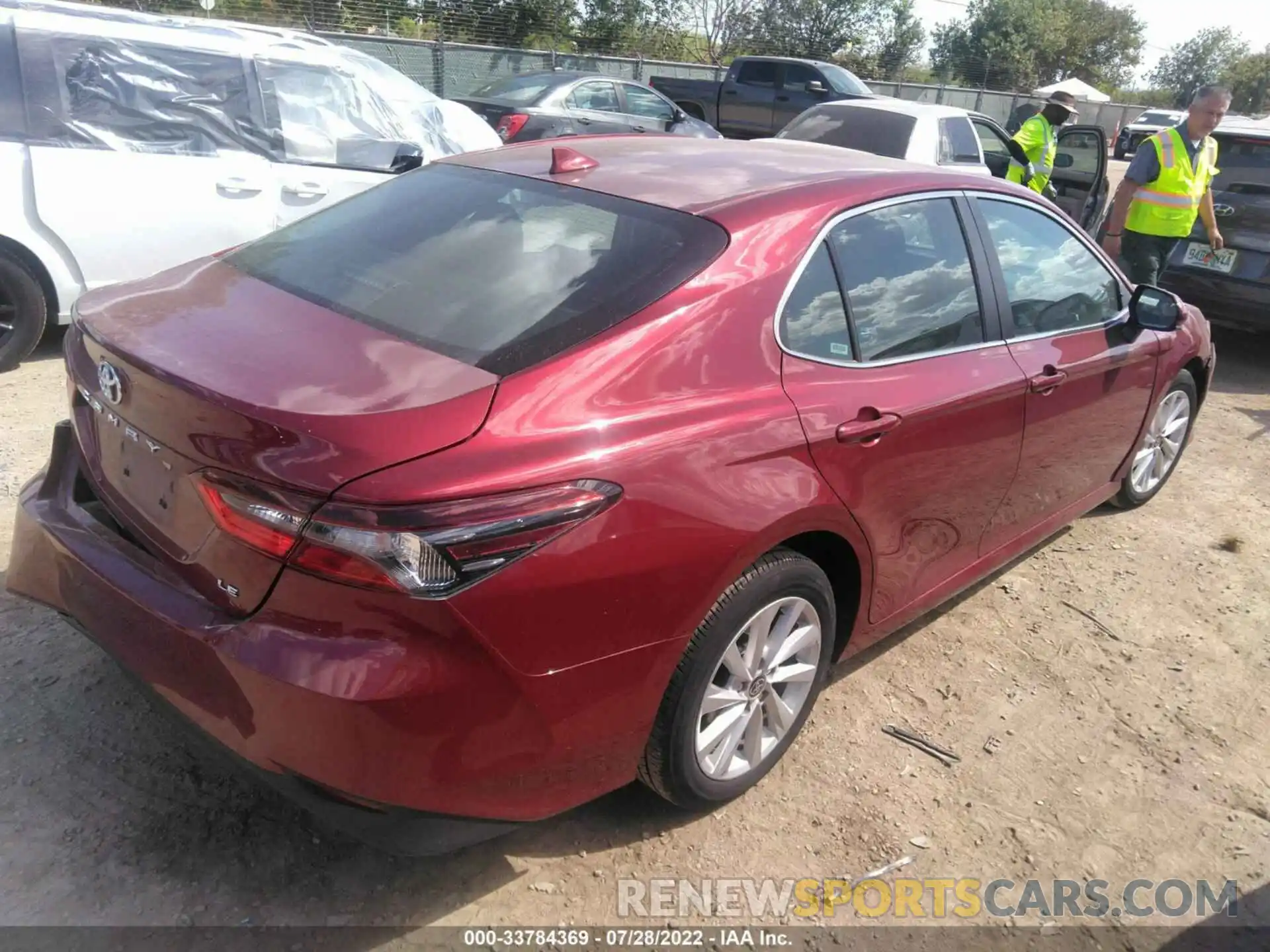 4 Photograph of a damaged car 4T1C11AK8MU593097 TOYOTA CAMRY 2021