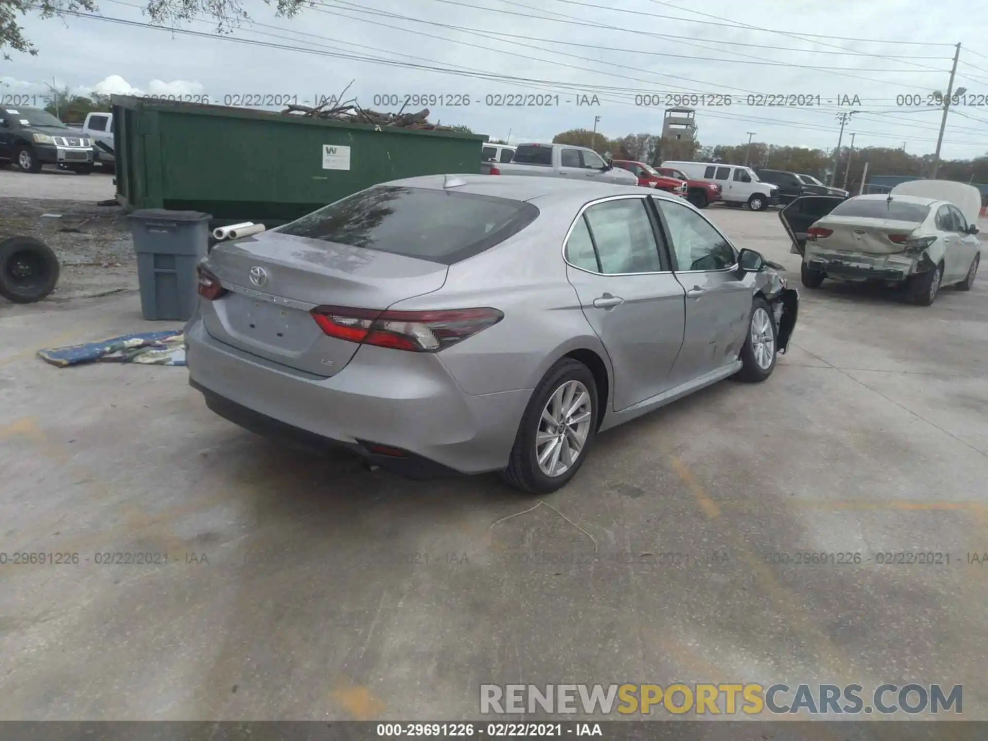 4 Photograph of a damaged car 4T1C11AK9MU430295 TOYOTA CAMRY 2021