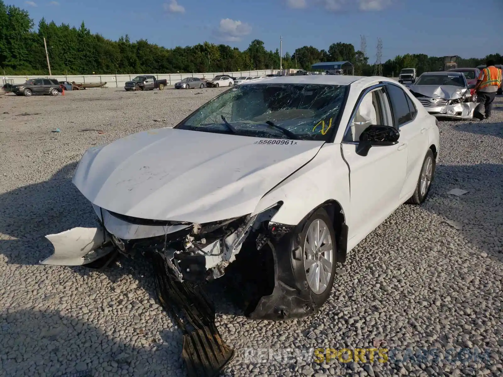 2 Photograph of a damaged car 4T1C11AK9MU438011 TOYOTA CAMRY 2021