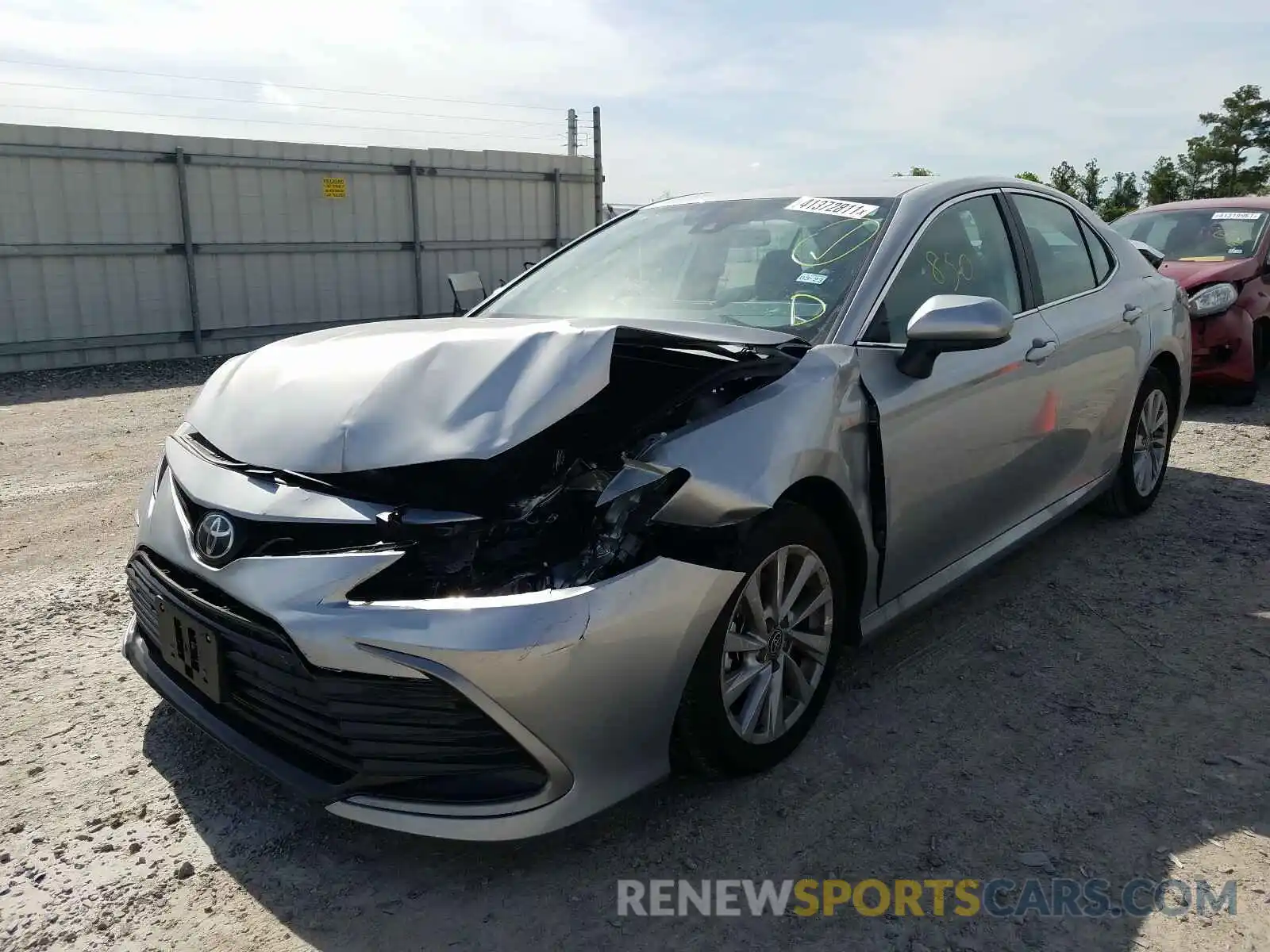 2 Photograph of a damaged car 4T1C11AK9MU443595 TOYOTA CAMRY 2021