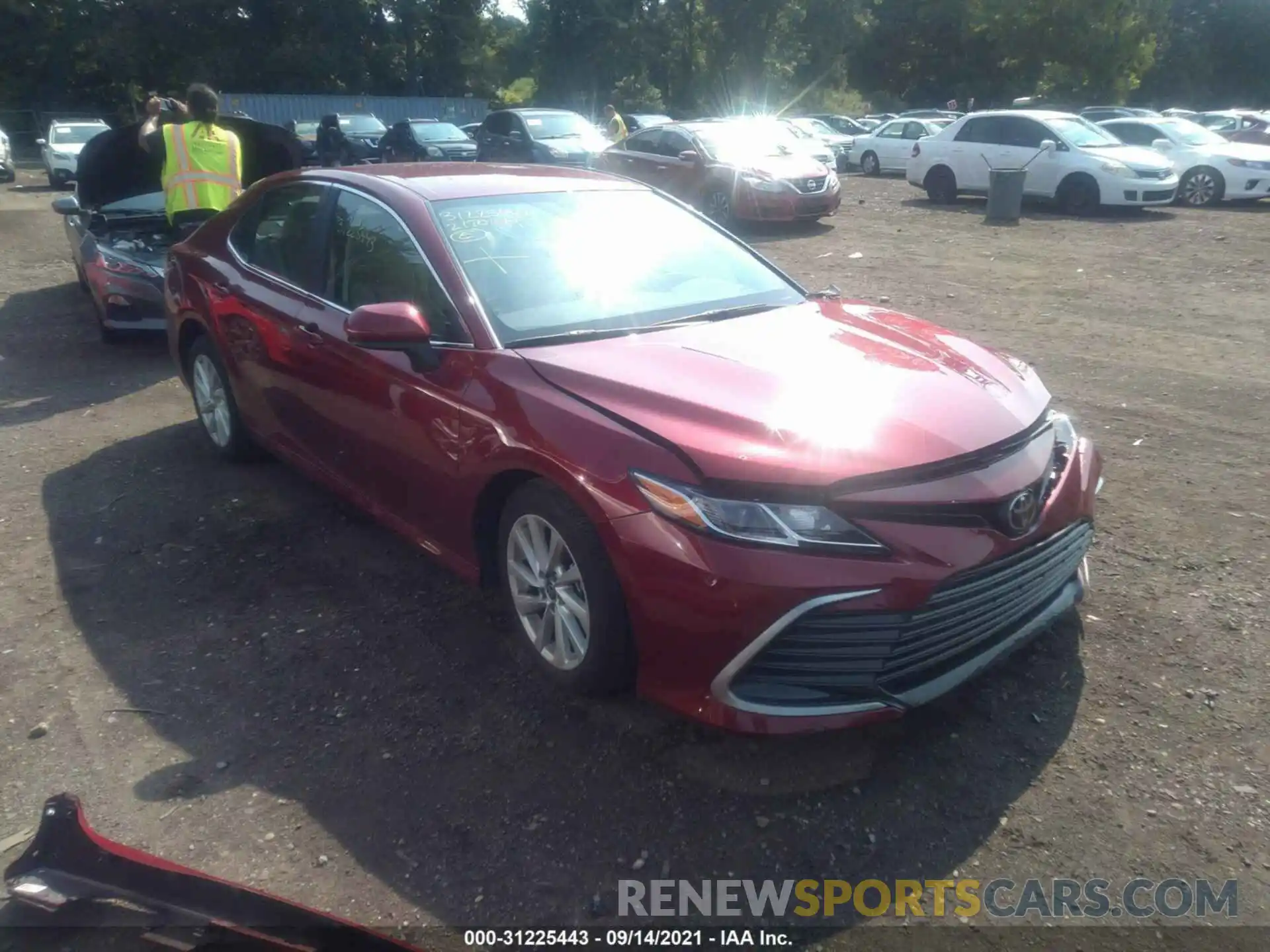 1 Photograph of a damaged car 4T1C11AK9MU456430 TOYOTA CAMRY 2021