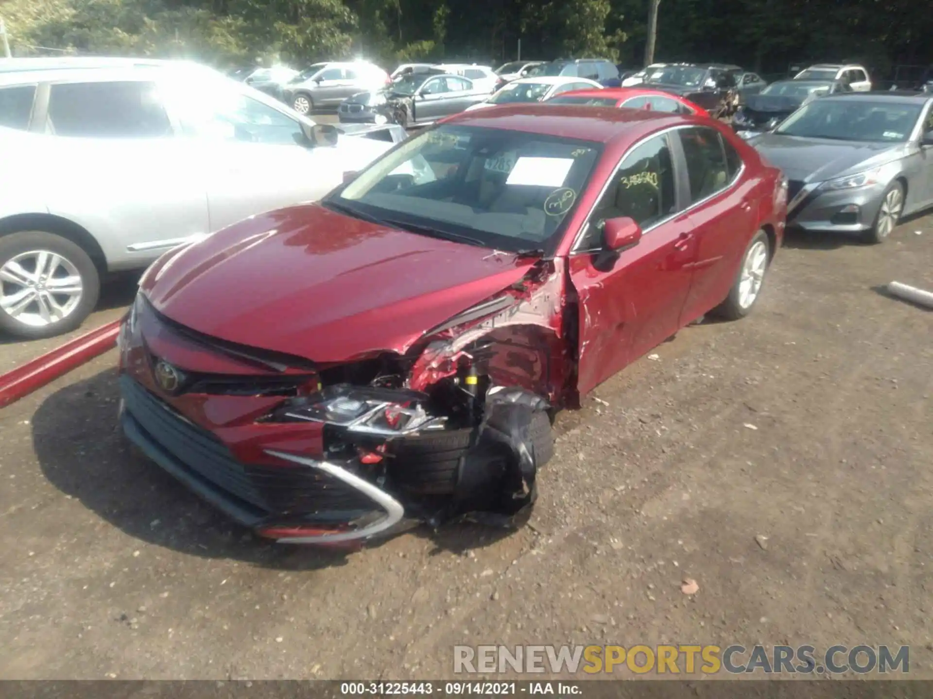 2 Photograph of a damaged car 4T1C11AK9MU456430 TOYOTA CAMRY 2021