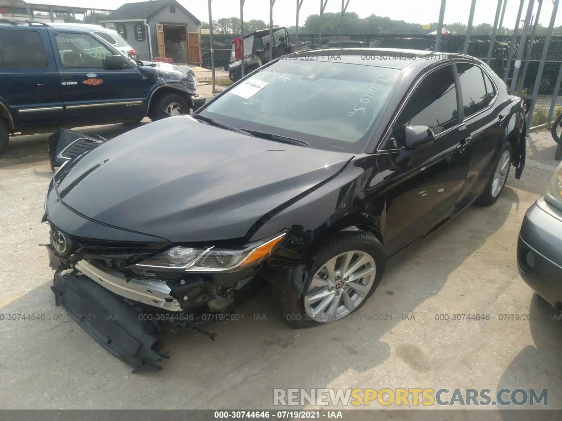 2 Photograph of a damaged car 4T1C11AK9MU470912 TOYOTA CAMRY 2021