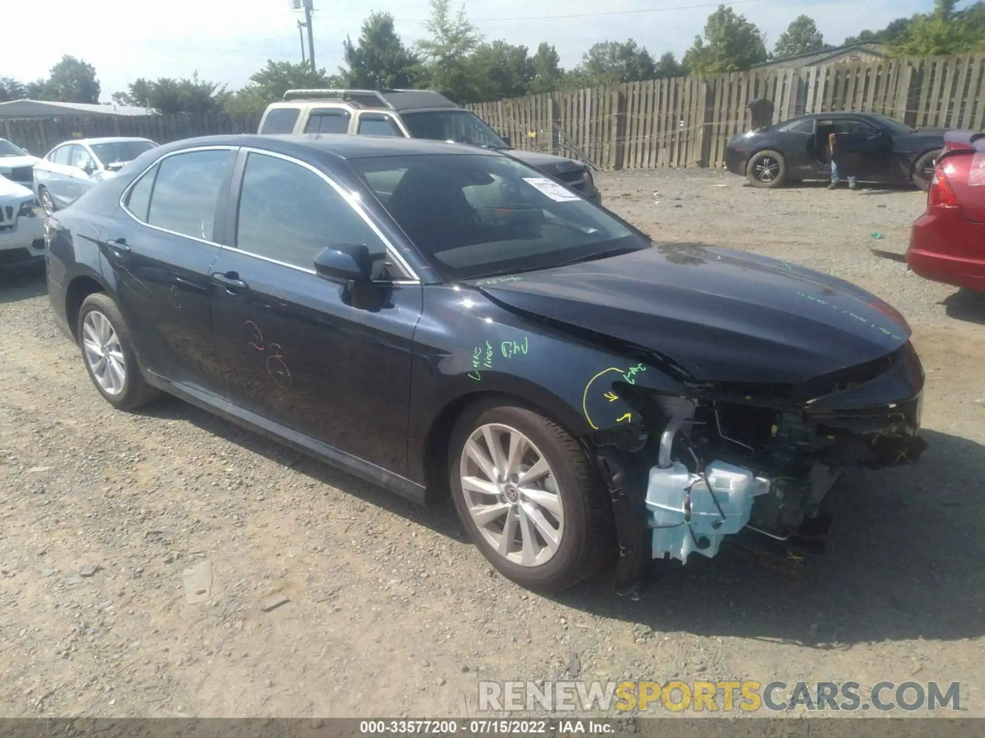 1 Photograph of a damaged car 4T1C11AK9MU476953 TOYOTA CAMRY 2021