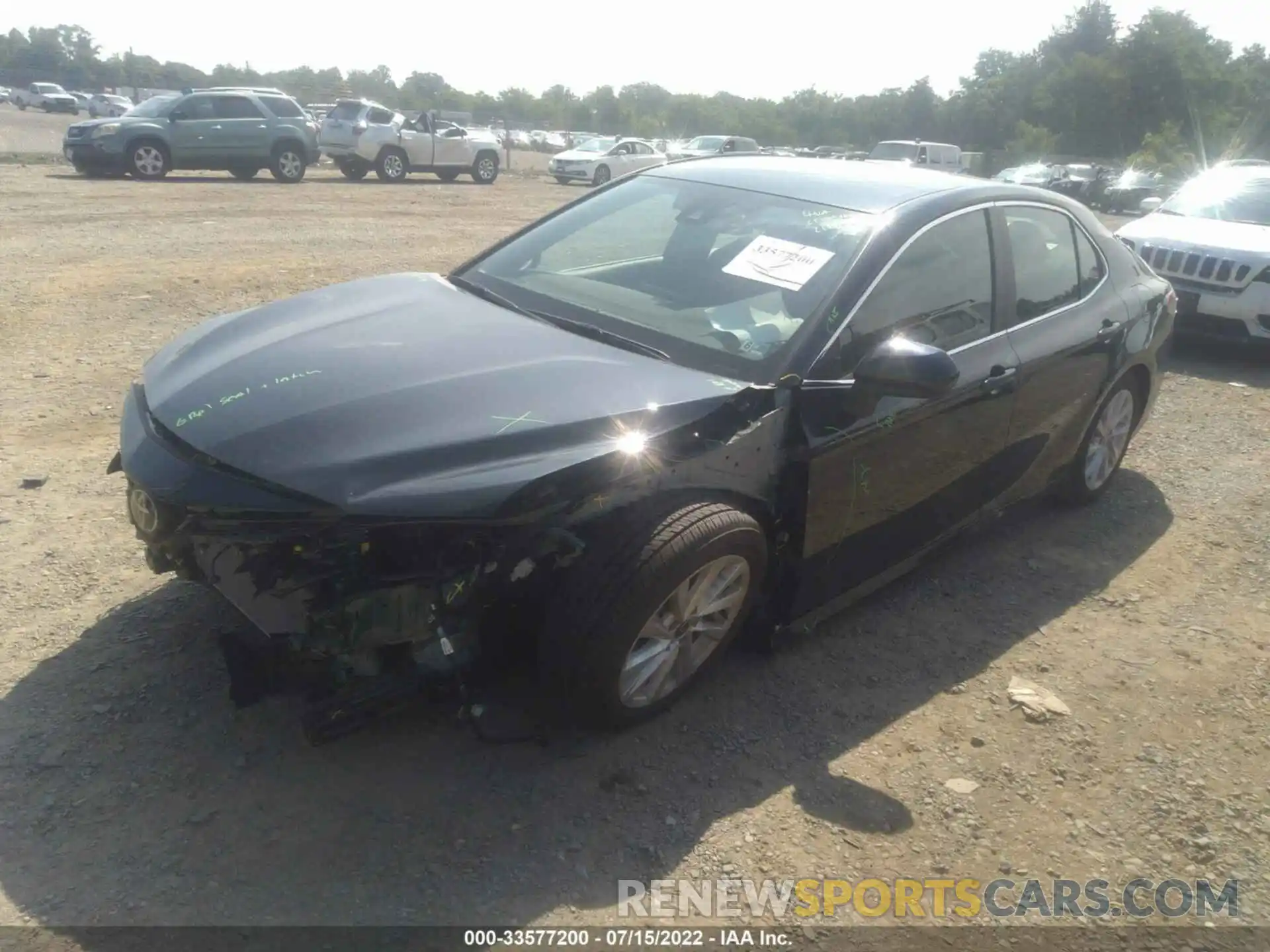 2 Photograph of a damaged car 4T1C11AK9MU476953 TOYOTA CAMRY 2021