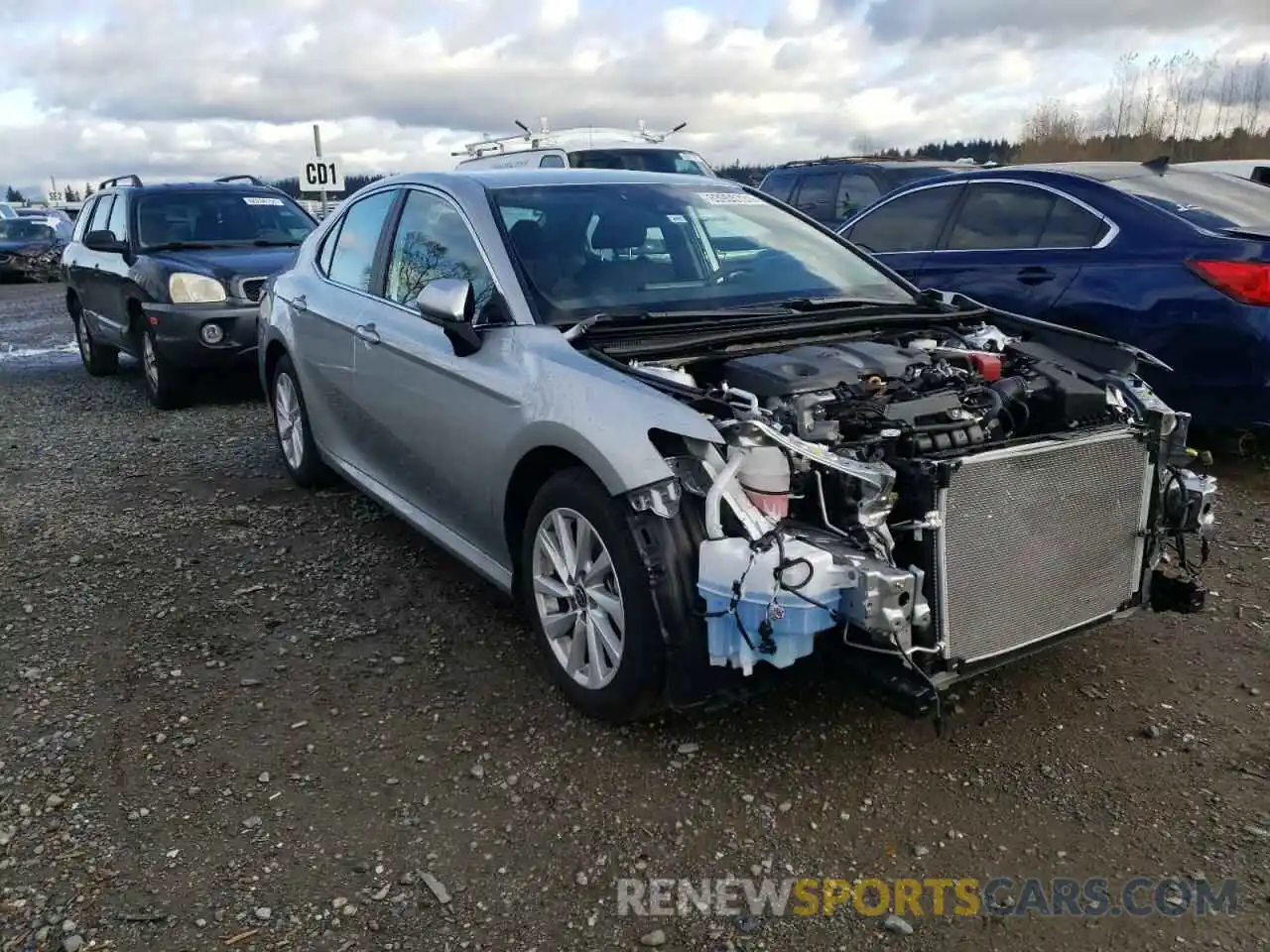 1 Photograph of a damaged car 4T1C11AK9MU532194 TOYOTA CAMRY 2021