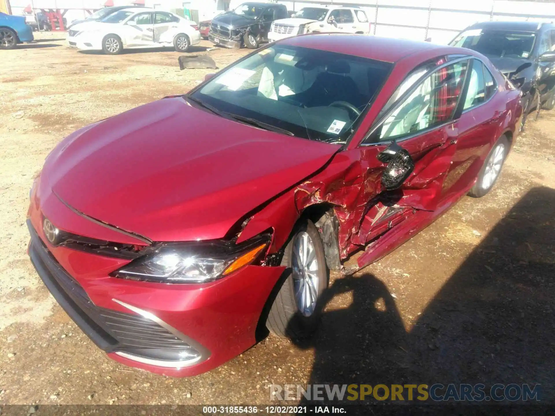 2 Photograph of a damaged car 4T1C11AK9MU539324 TOYOTA CAMRY 2021