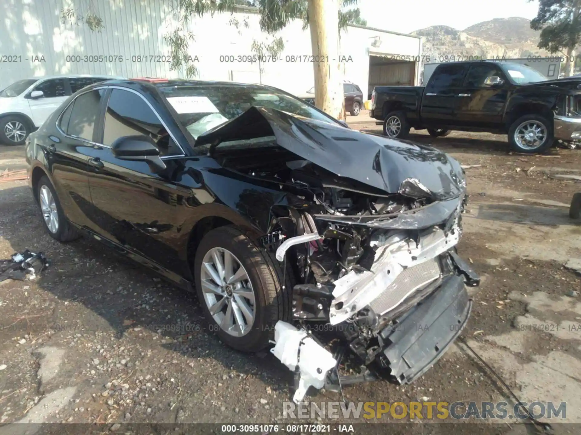 1 Photograph of a damaged car 4T1C11AK9MU547097 TOYOTA CAMRY 2021