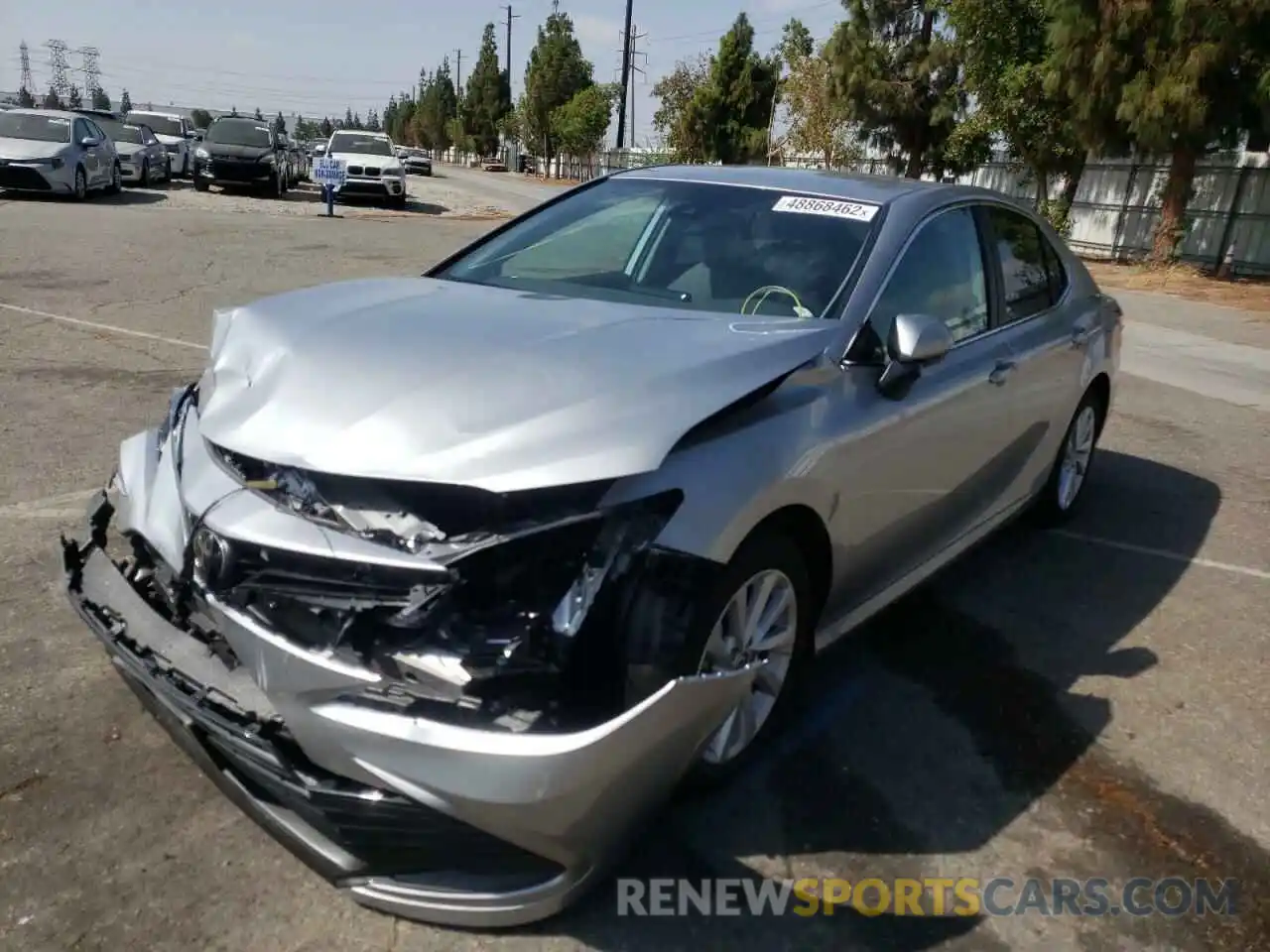 2 Photograph of a damaged car 4T1C11AK9MU548007 TOYOTA CAMRY 2021