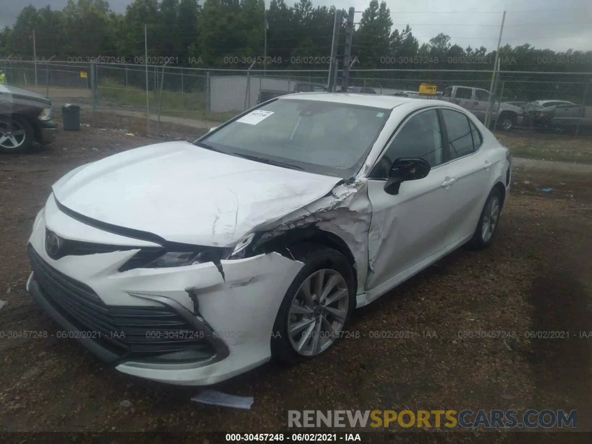 2 Photograph of a damaged car 4T1C11AK9MU568287 TOYOTA CAMRY 2021