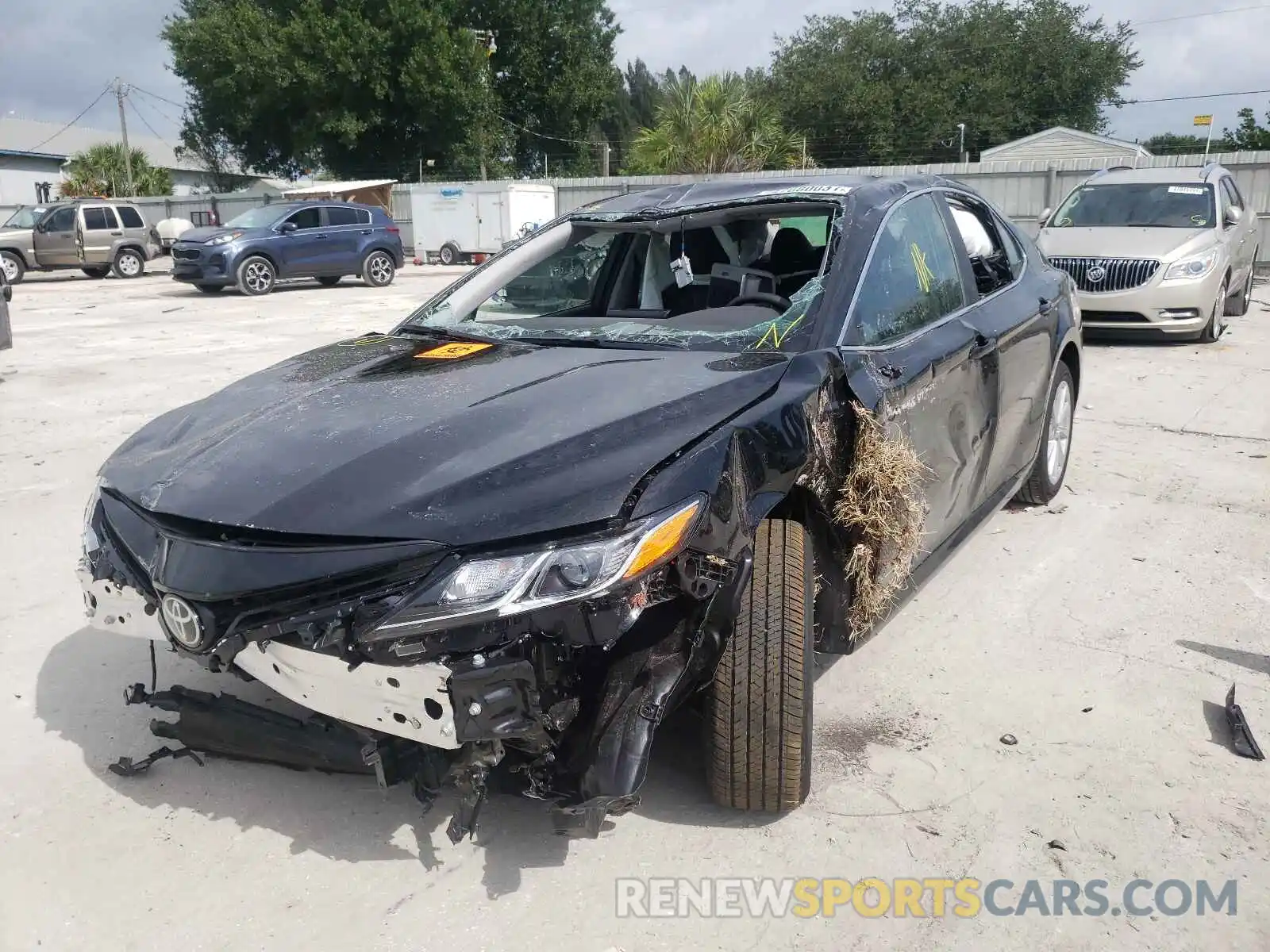 2 Photograph of a damaged car 4T1C11AK9MU570329 TOYOTA CAMRY 2021