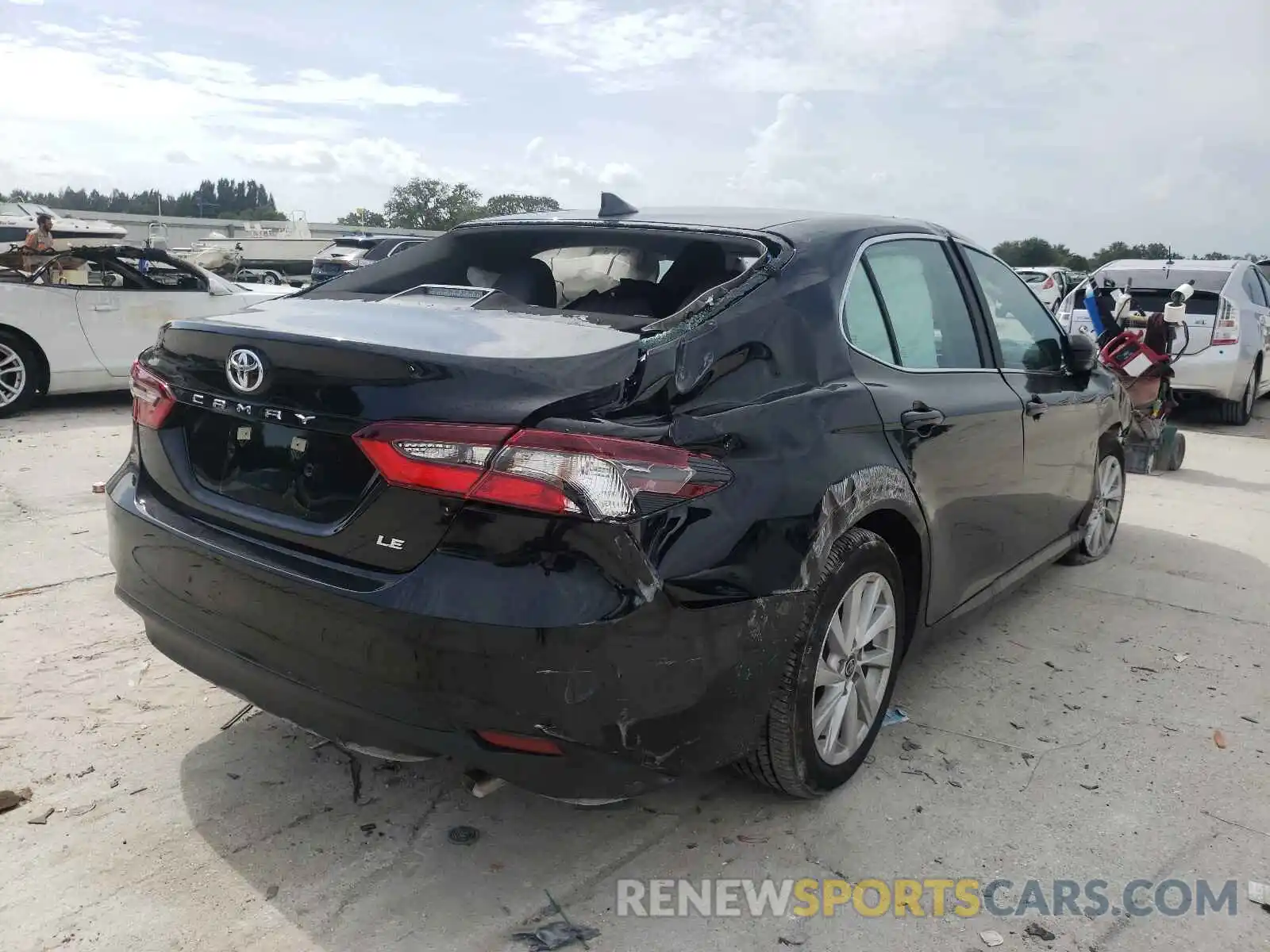 4 Photograph of a damaged car 4T1C11AK9MU570329 TOYOTA CAMRY 2021