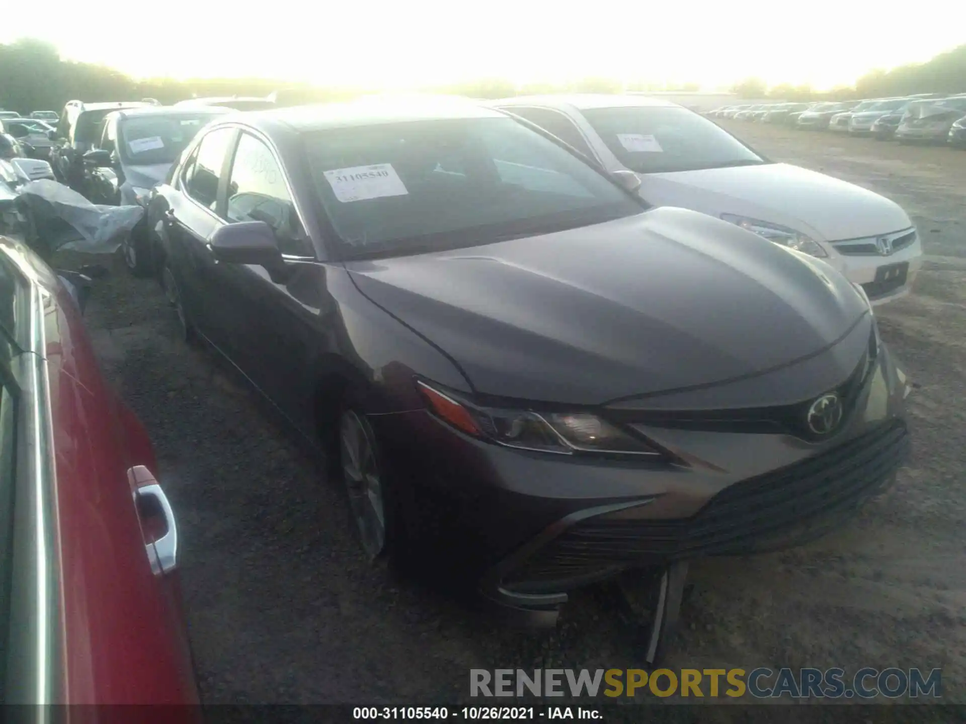 1 Photograph of a damaged car 4T1C11AK9MU572064 TOYOTA CAMRY 2021