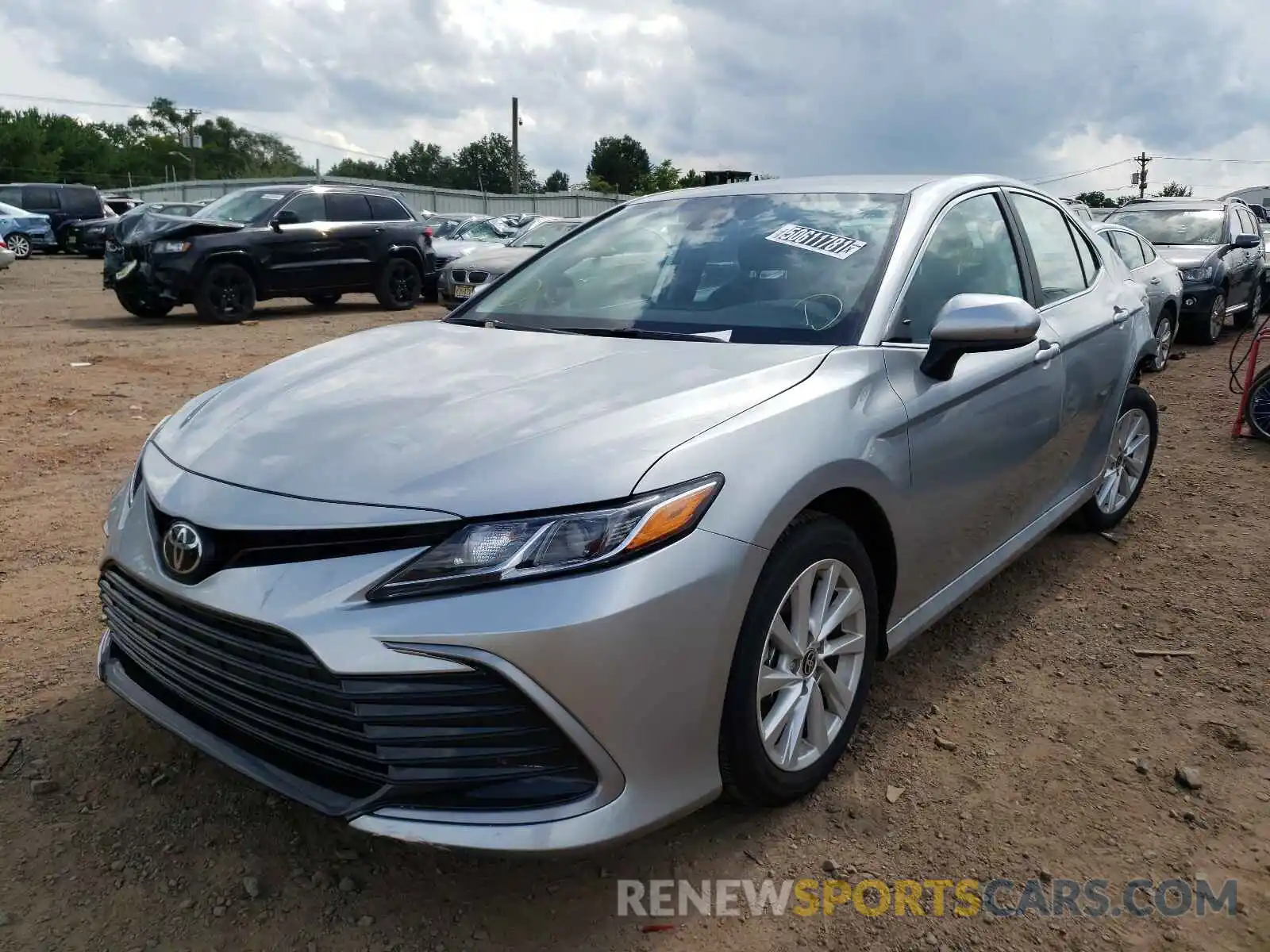 2 Photograph of a damaged car 4T1C11AK9MU573568 TOYOTA CAMRY 2021