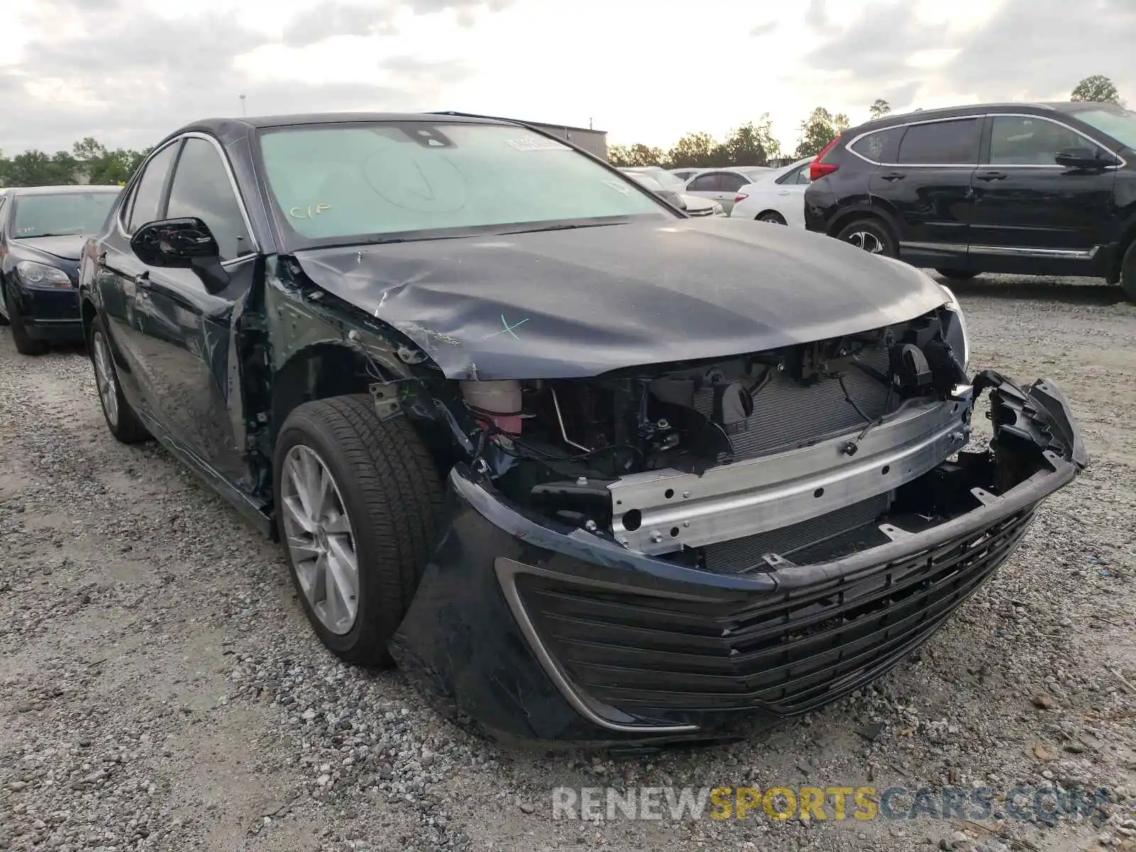 1 Photograph of a damaged car 4T1C11AK9MU574445 TOYOTA CAMRY 2021