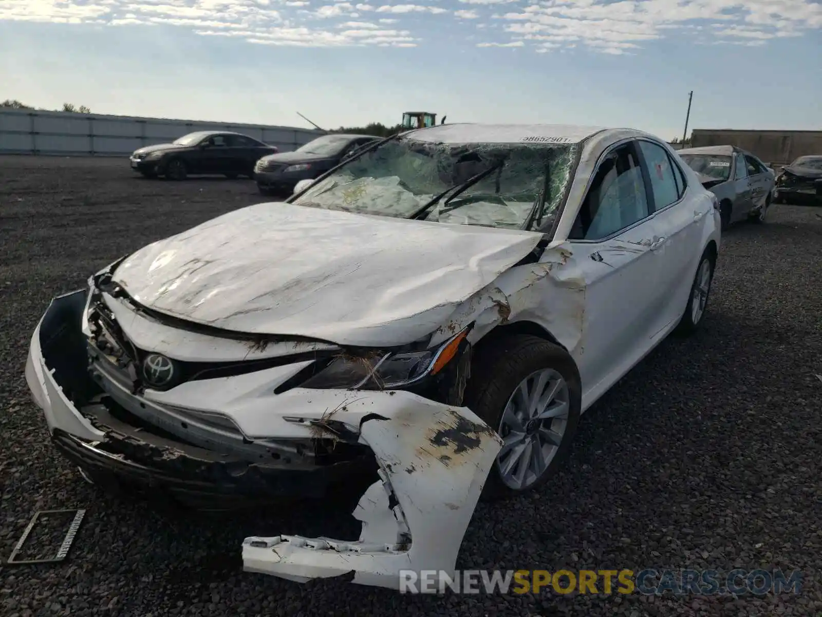 2 Photograph of a damaged car 4T1C11AK9MU580455 TOYOTA CAMRY 2021