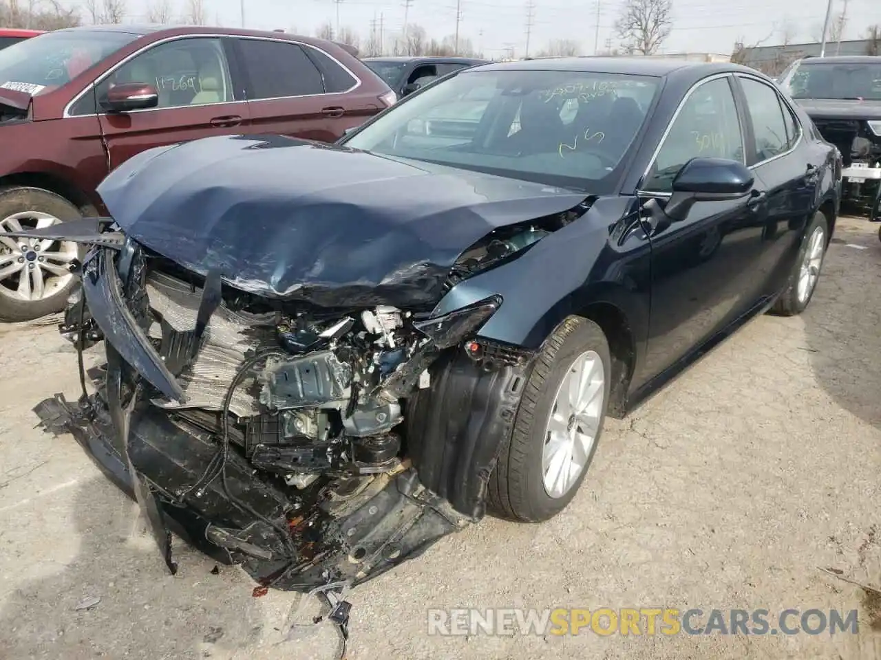 2 Photograph of a damaged car 4T1C11AK9MU586479 TOYOTA CAMRY 2021