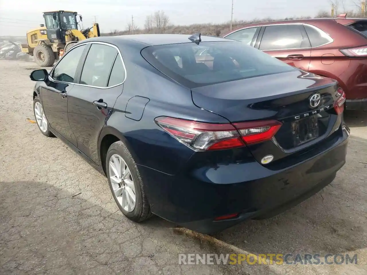 3 Photograph of a damaged car 4T1C11AK9MU586479 TOYOTA CAMRY 2021