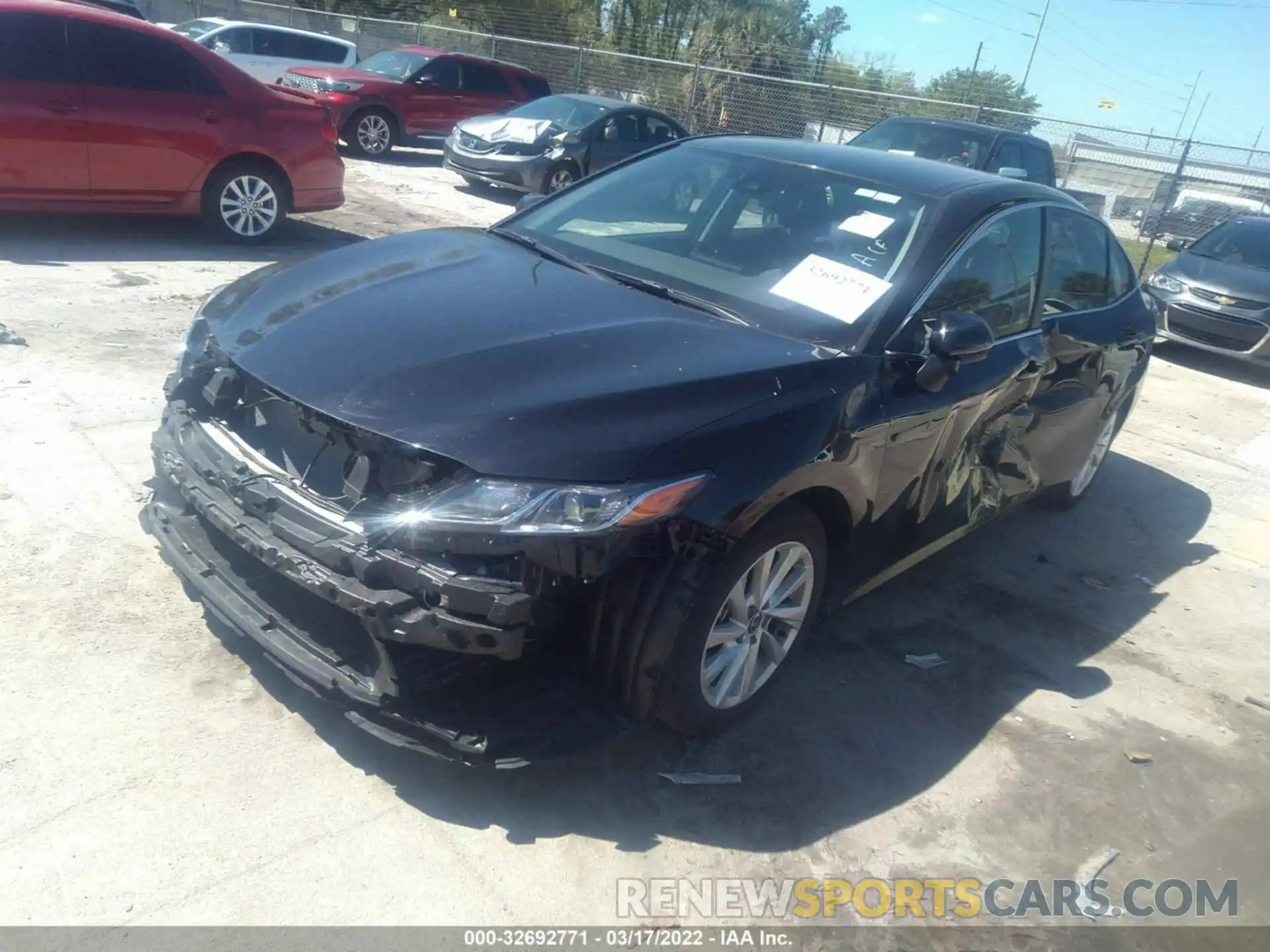 2 Photograph of a damaged car 4T1C11AK9MU593691 TOYOTA CAMRY 2021