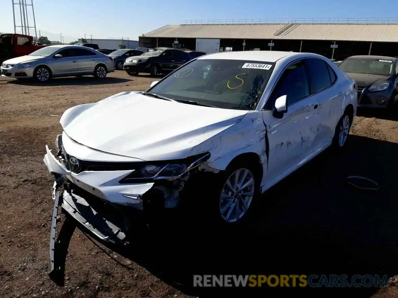 2 Photograph of a damaged car 4T1C11AK9MU603104 TOYOTA CAMRY 2021