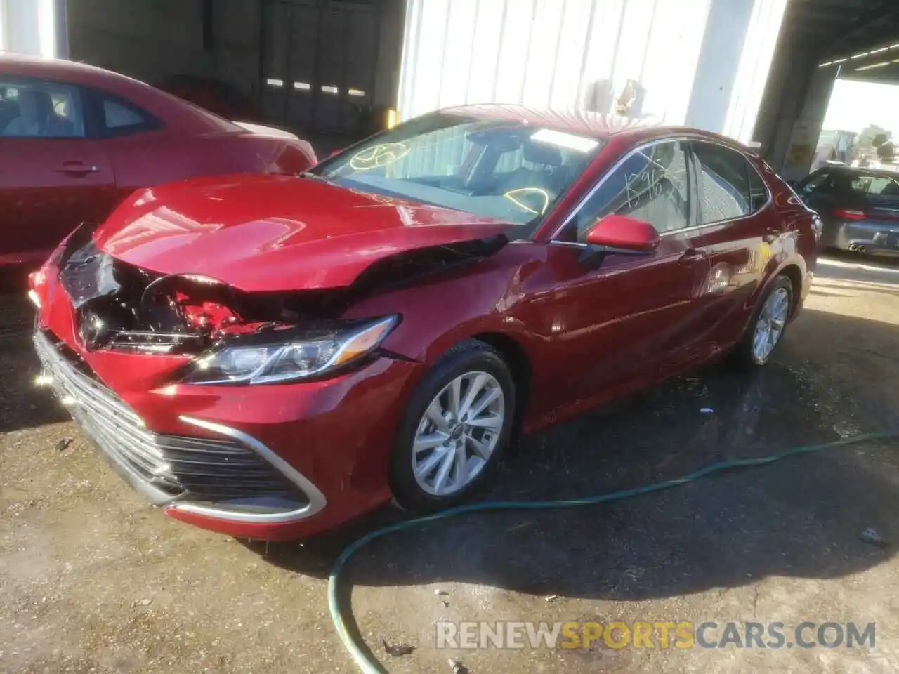 2 Photograph of a damaged car 4T1C11AK9MU603216 TOYOTA CAMRY 2021