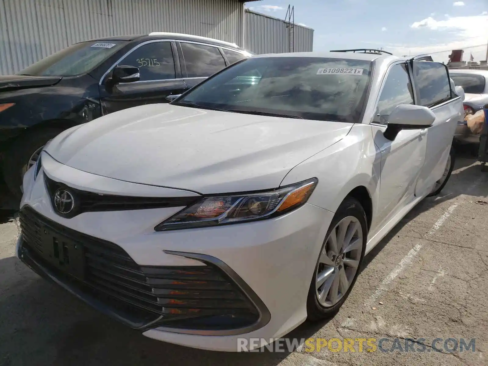 2 Photograph of a damaged car 4T1C11AK9MU603507 TOYOTA CAMRY 2021