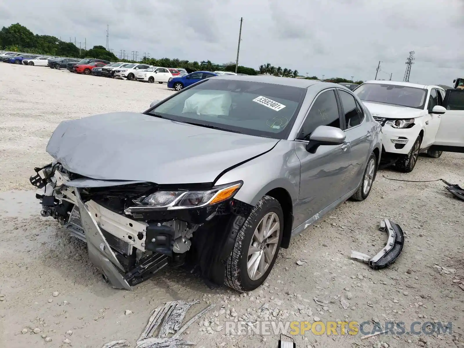 2 Photograph of a damaged car 4T1C11AK9MU608416 TOYOTA CAMRY 2021