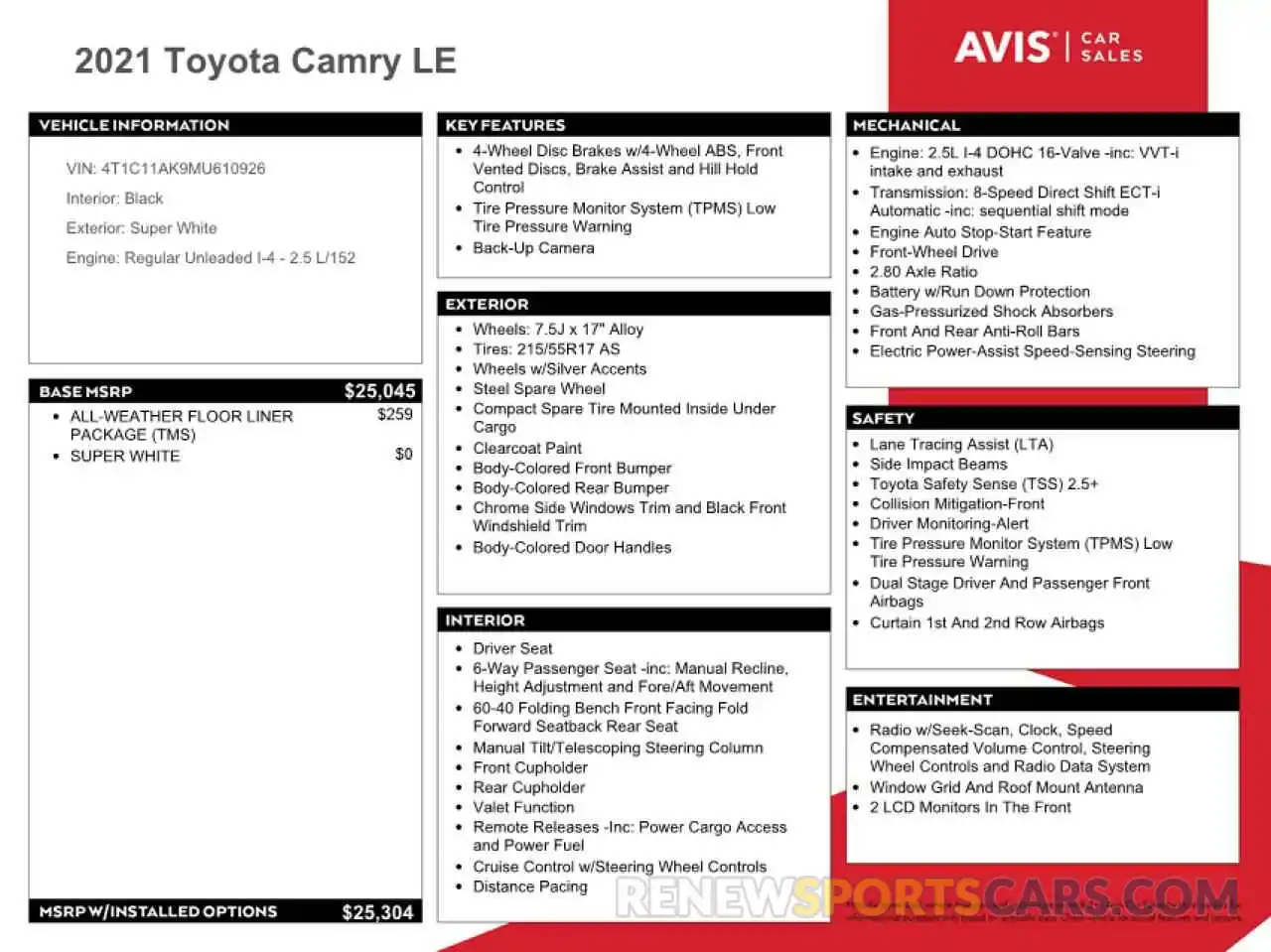 12 Photograph of a damaged car 4T1C11AK9MU610926 TOYOTA CAMRY 2021