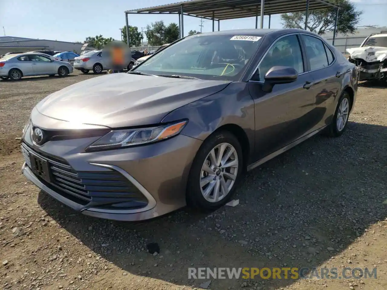 2 Photograph of a damaged car 4T1C11AK9MU617178 TOYOTA CAMRY 2021