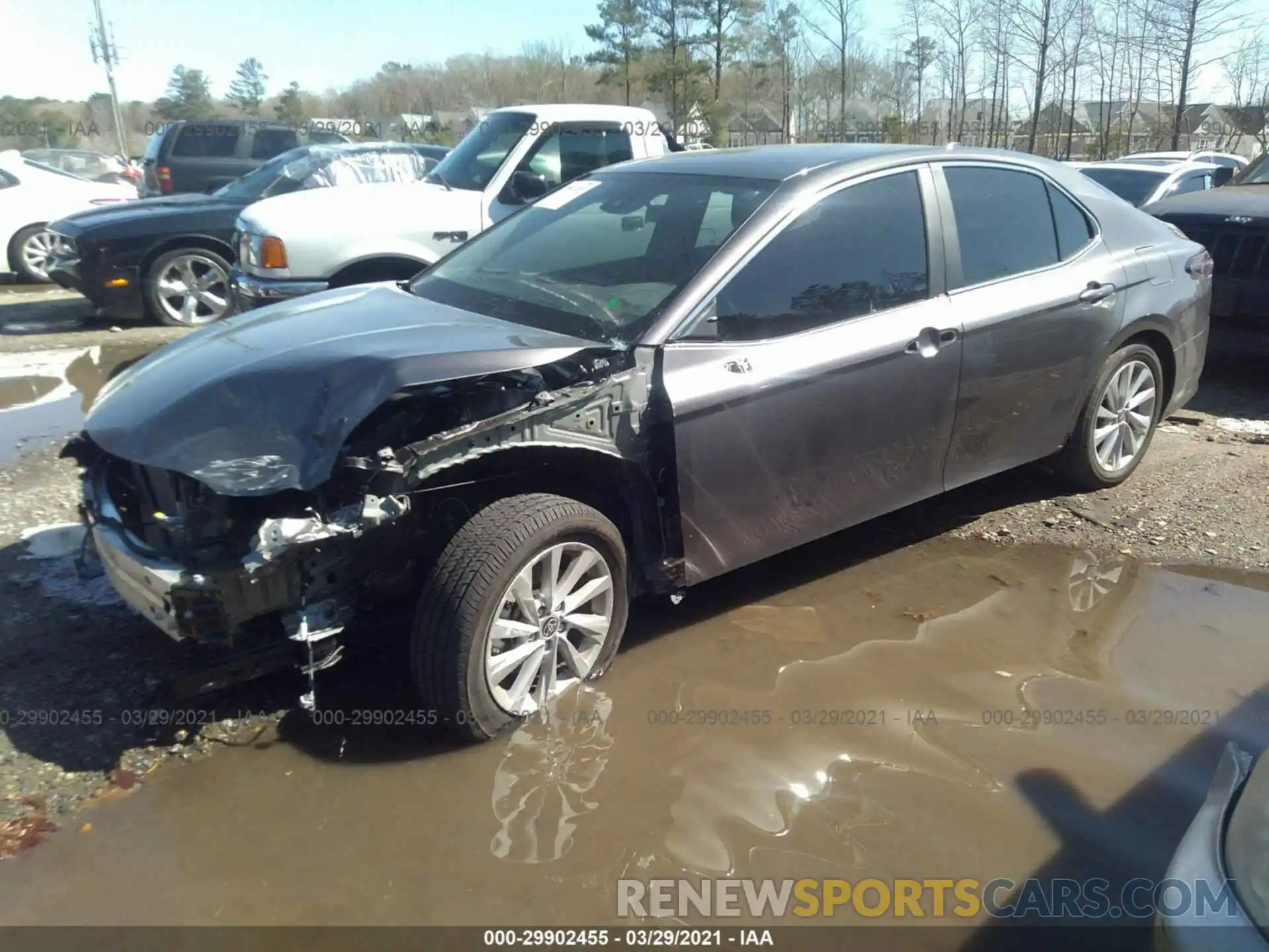 2 Photograph of a damaged car 4T1C11AKXMU404546 TOYOTA CAMRY 2021