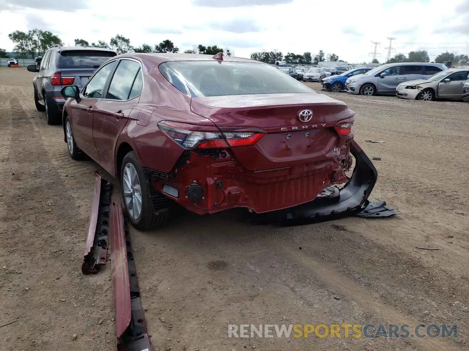 3 Photograph of a damaged car 4T1C11AKXMU408628 TOYOTA CAMRY 2021