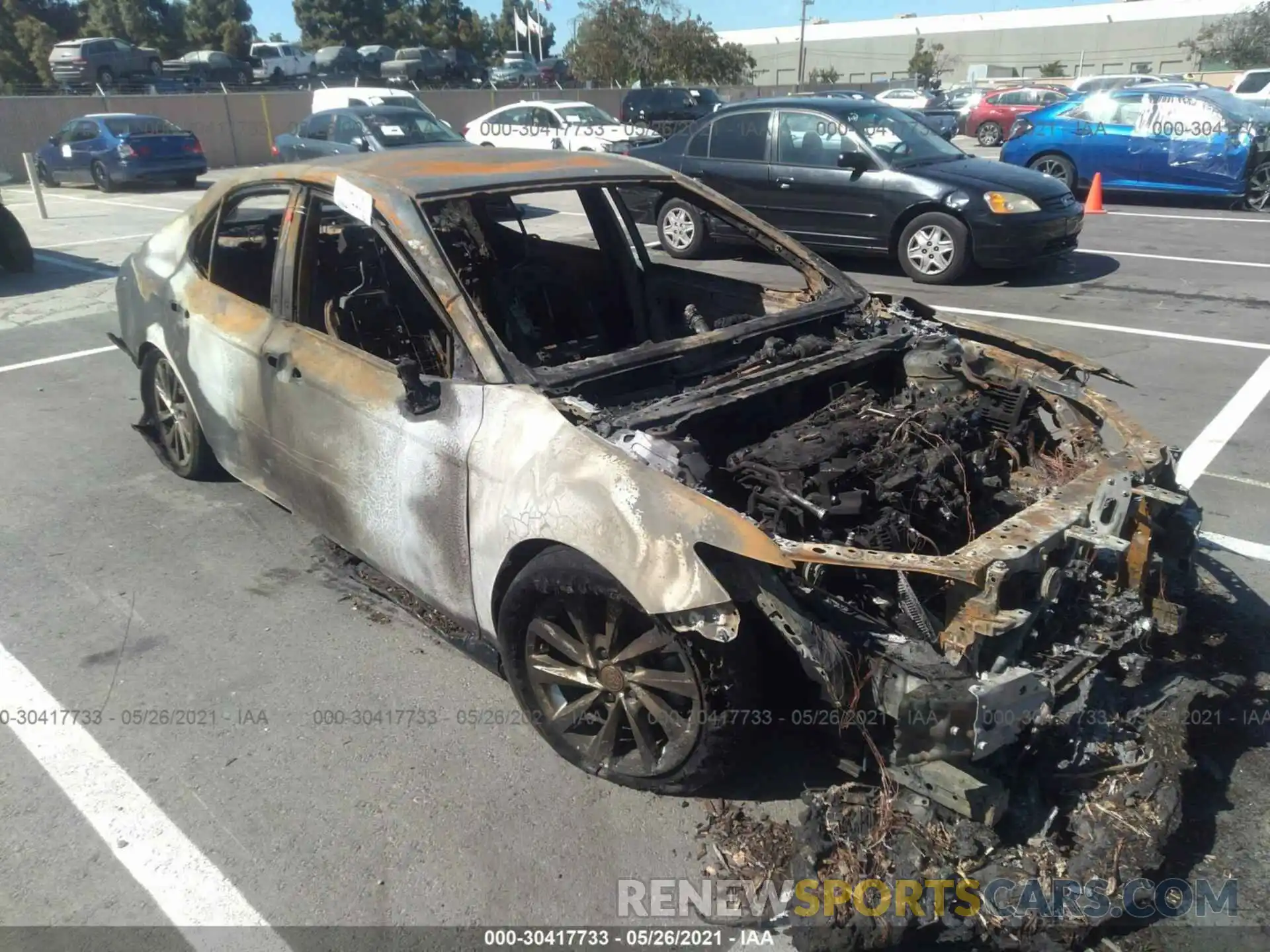 1 Photograph of a damaged car 4T1C11AKXMU417636 TOYOTA CAMRY 2021