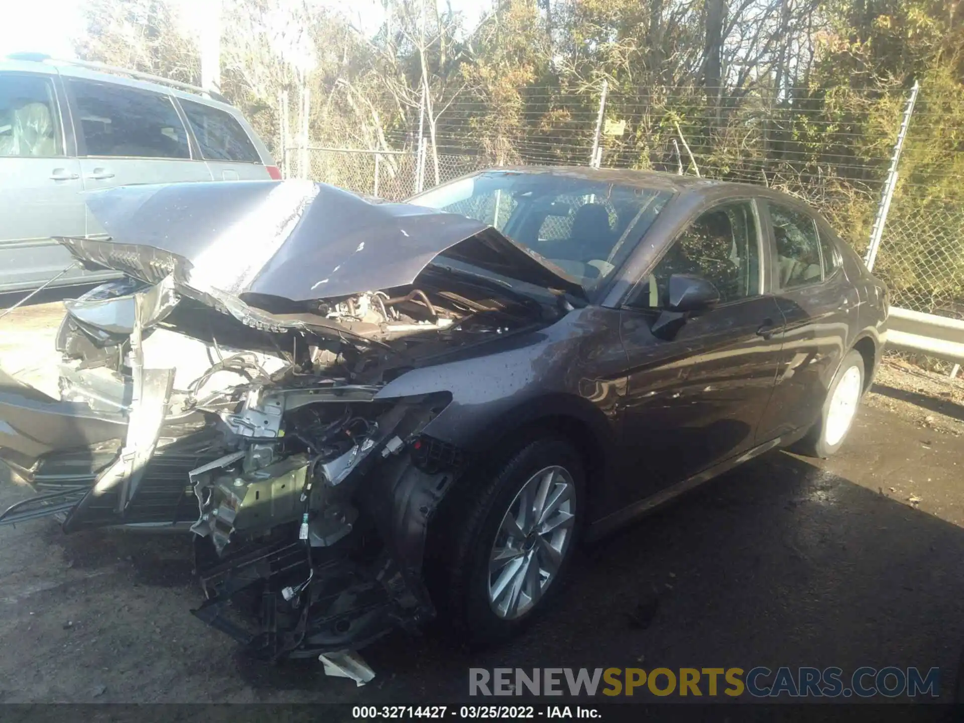 2 Photograph of a damaged car 4T1C11AKXMU420262 TOYOTA CAMRY 2021