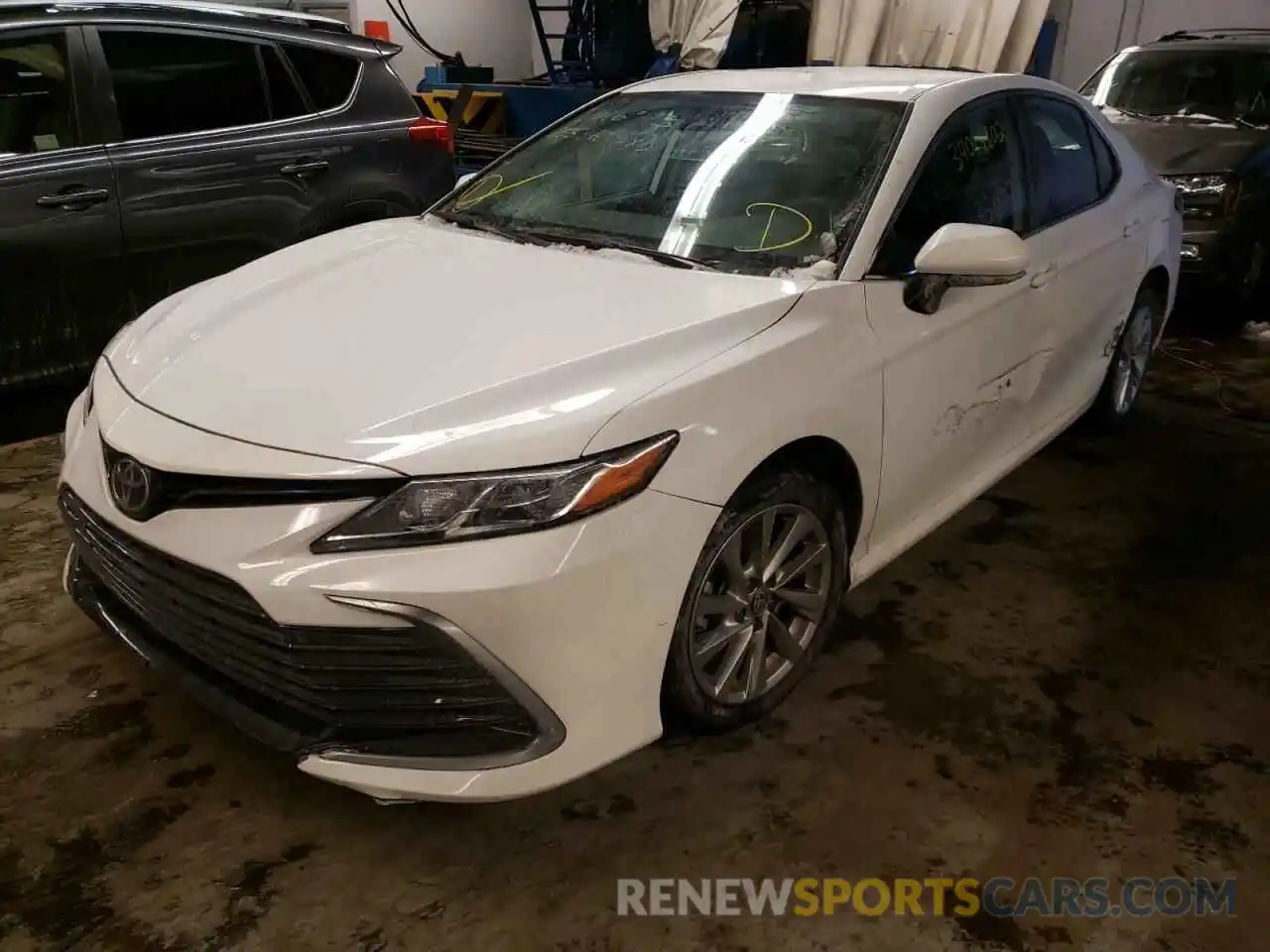 2 Photograph of a damaged car 4T1C11AKXMU420388 TOYOTA CAMRY 2021