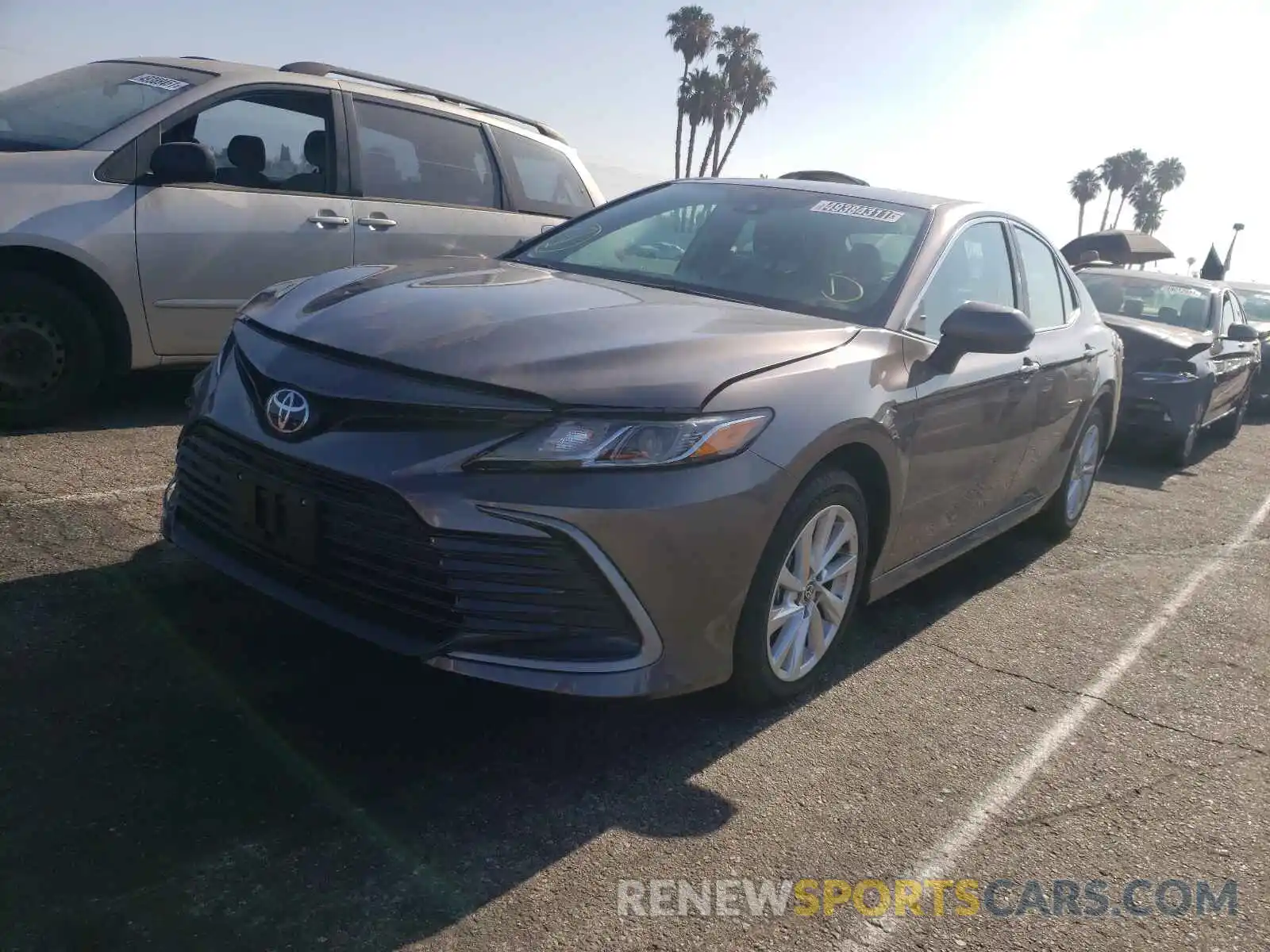 2 Photograph of a damaged car 4T1C11AKXMU446117 TOYOTA CAMRY 2021