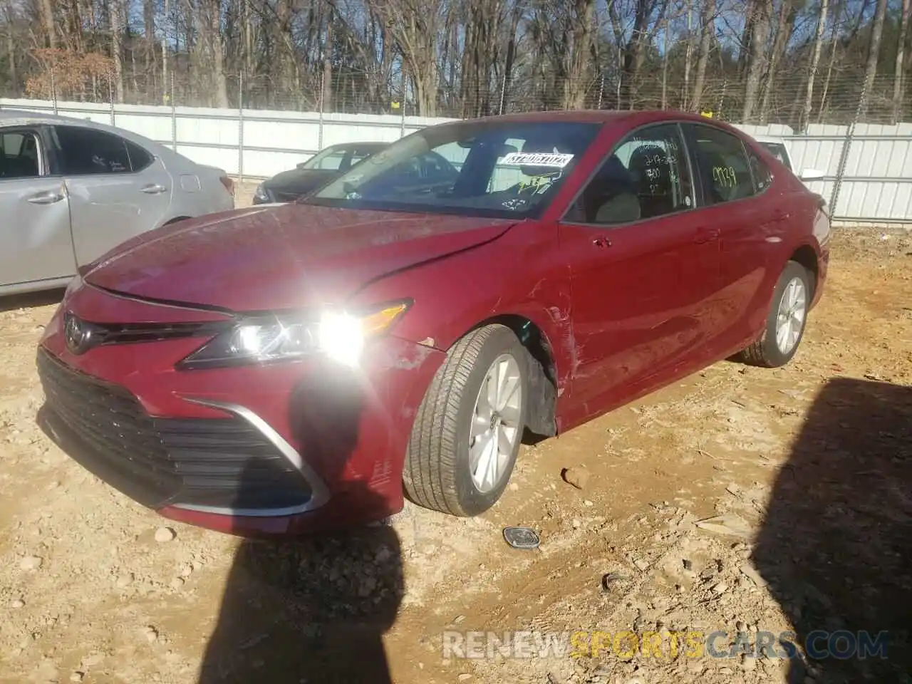 2 Photograph of a damaged car 4T1C11AKXMU455383 TOYOTA CAMRY 2021