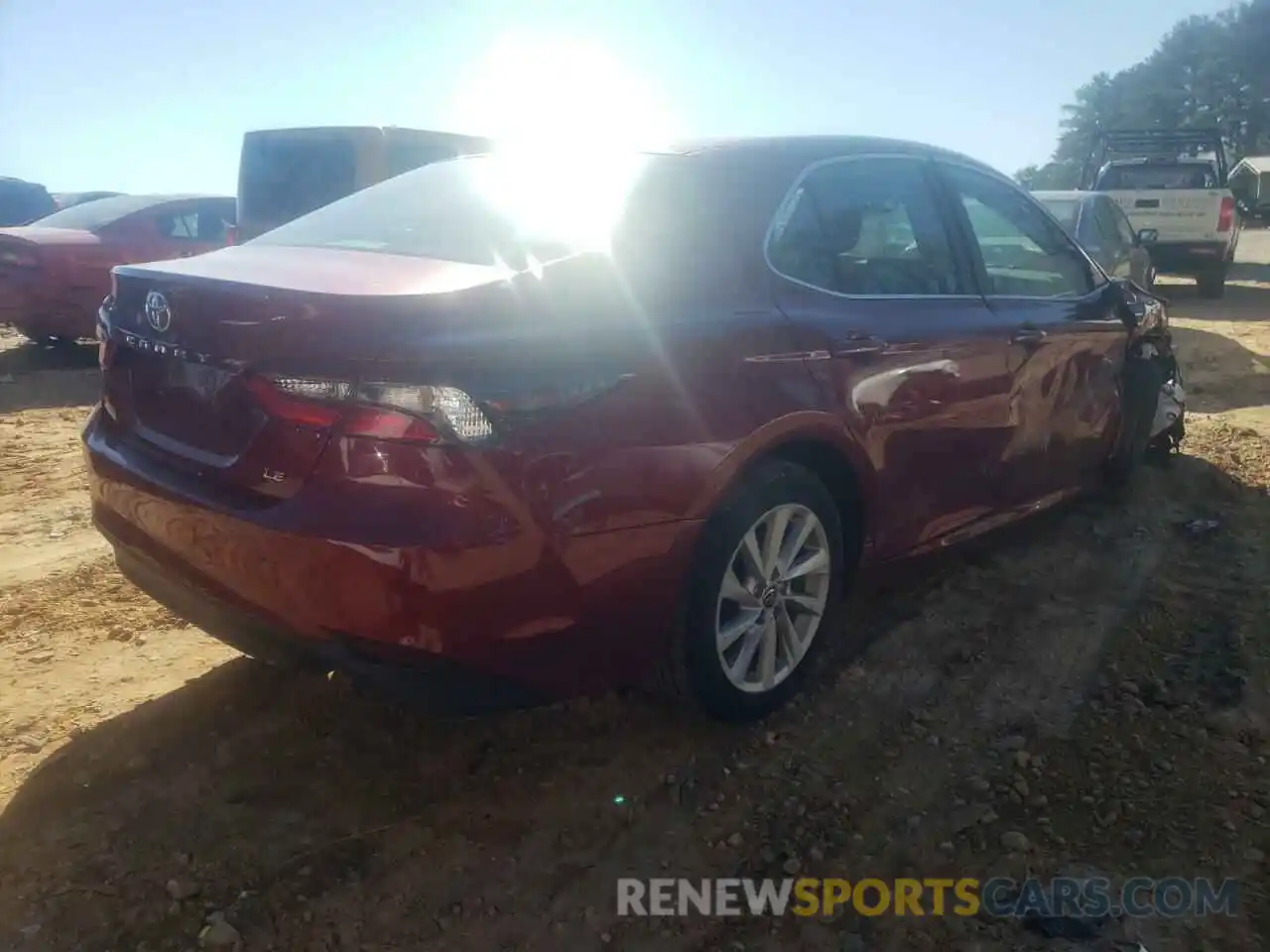 4 Photograph of a damaged car 4T1C11AKXMU455383 TOYOTA CAMRY 2021