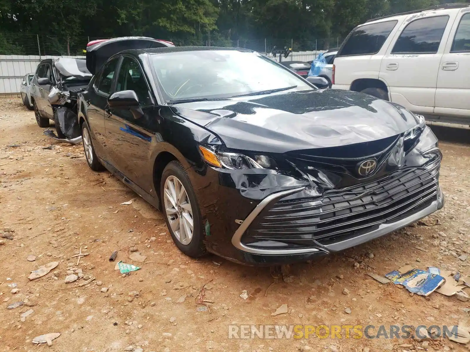 1 Photograph of a damaged car 4T1C11AKXMU455688 TOYOTA CAMRY 2021