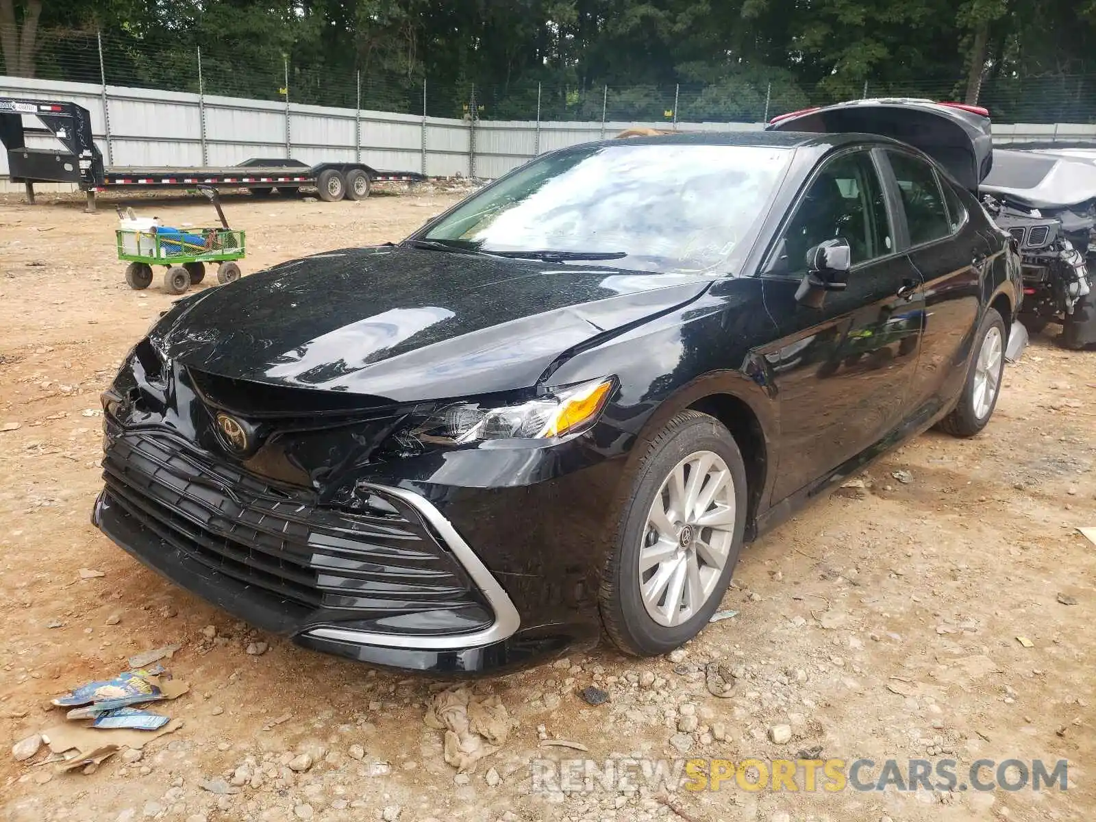 2 Photograph of a damaged car 4T1C11AKXMU455688 TOYOTA CAMRY 2021