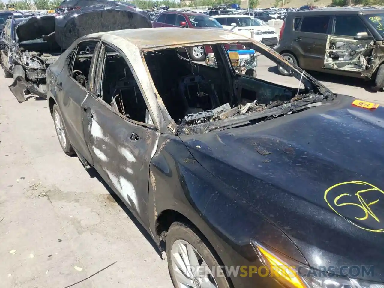 9 Photograph of a damaged car 4T1C11AKXMU458560 TOYOTA CAMRY 2021