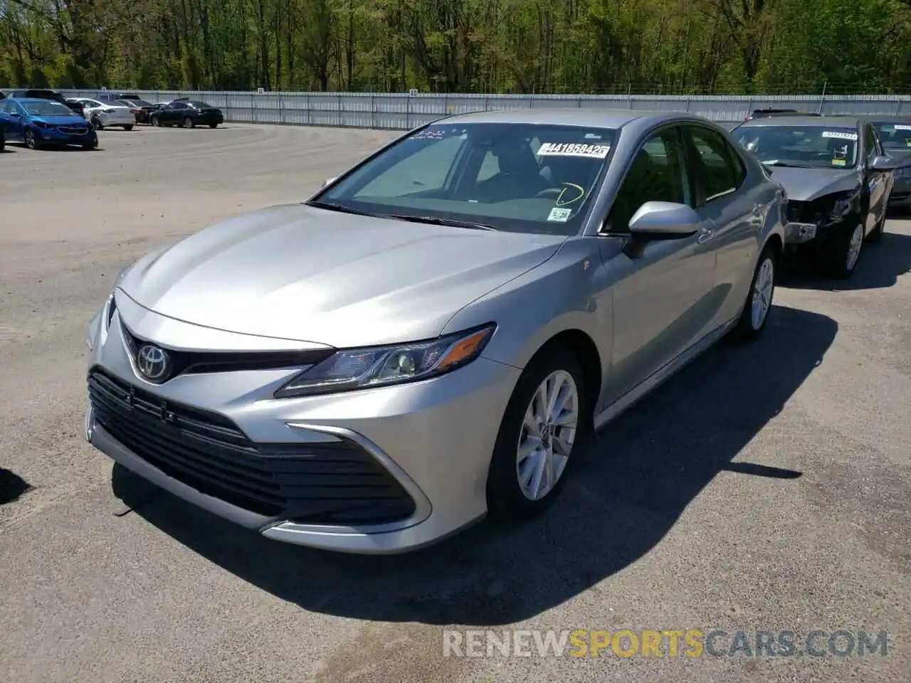 2 Photograph of a damaged car 4T1C11AKXMU460292 TOYOTA CAMRY 2021