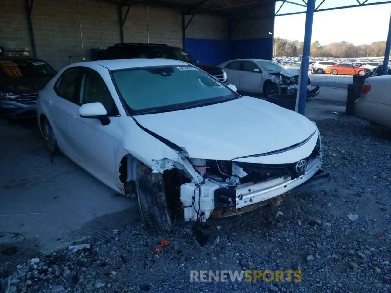 1 Photograph of a damaged car 4T1C11AKXMU461779 TOYOTA CAMRY 2021