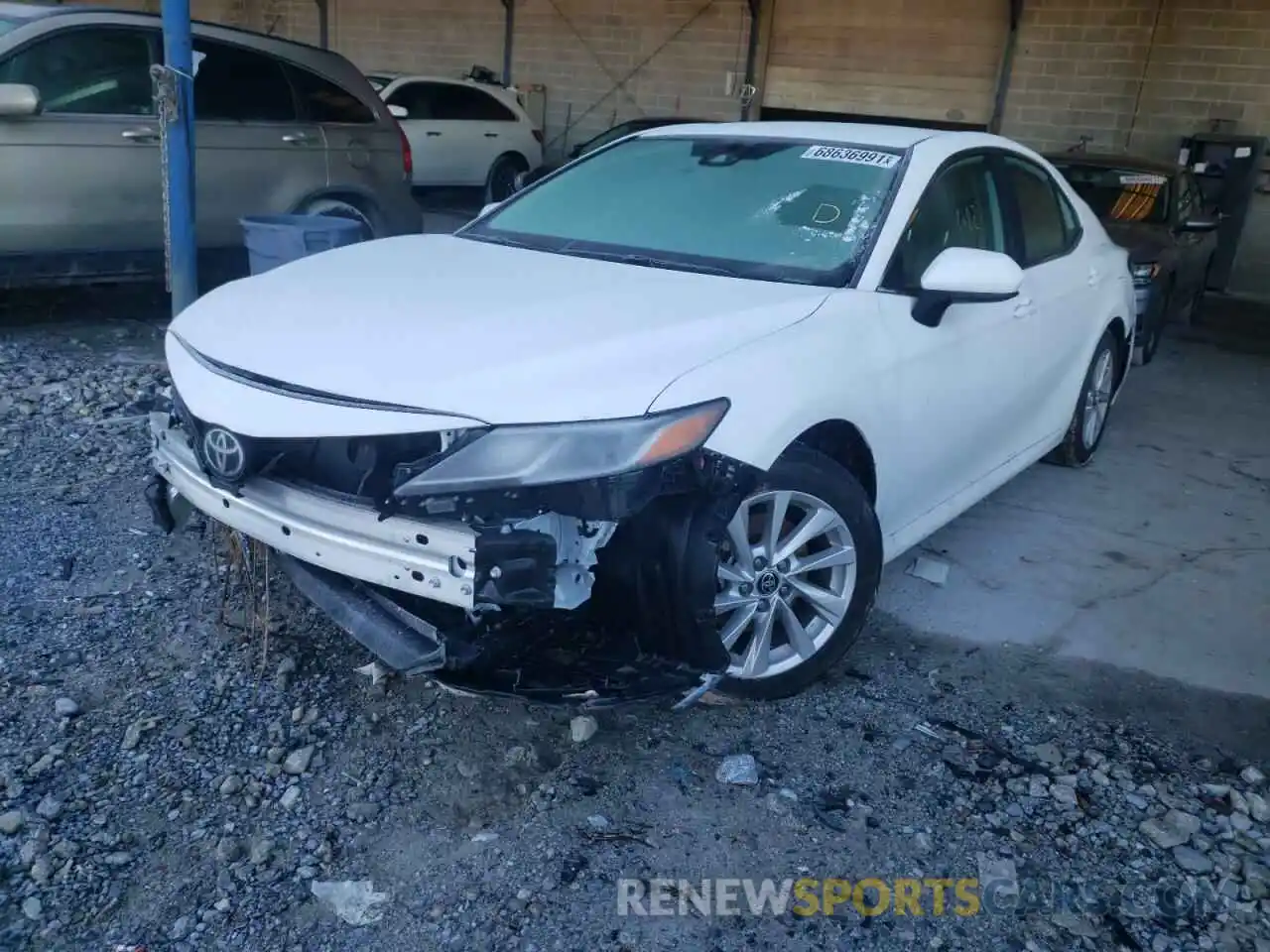 2 Photograph of a damaged car 4T1C11AKXMU461779 TOYOTA CAMRY 2021